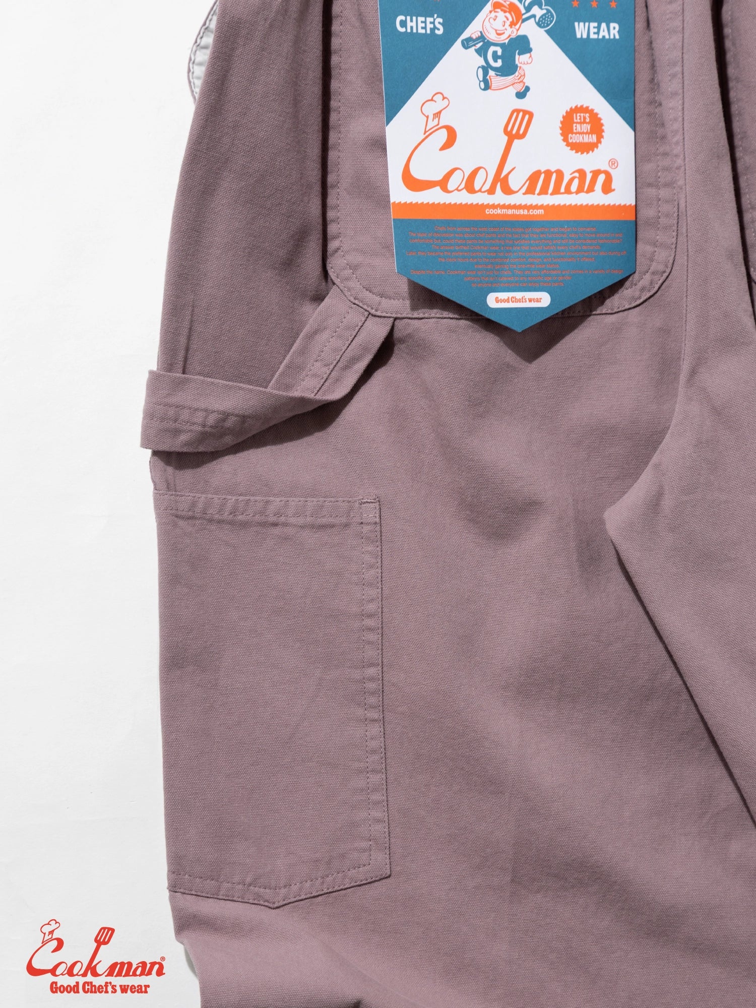 Cookman Carpenter's Pants : Canvas - Grayish Pink