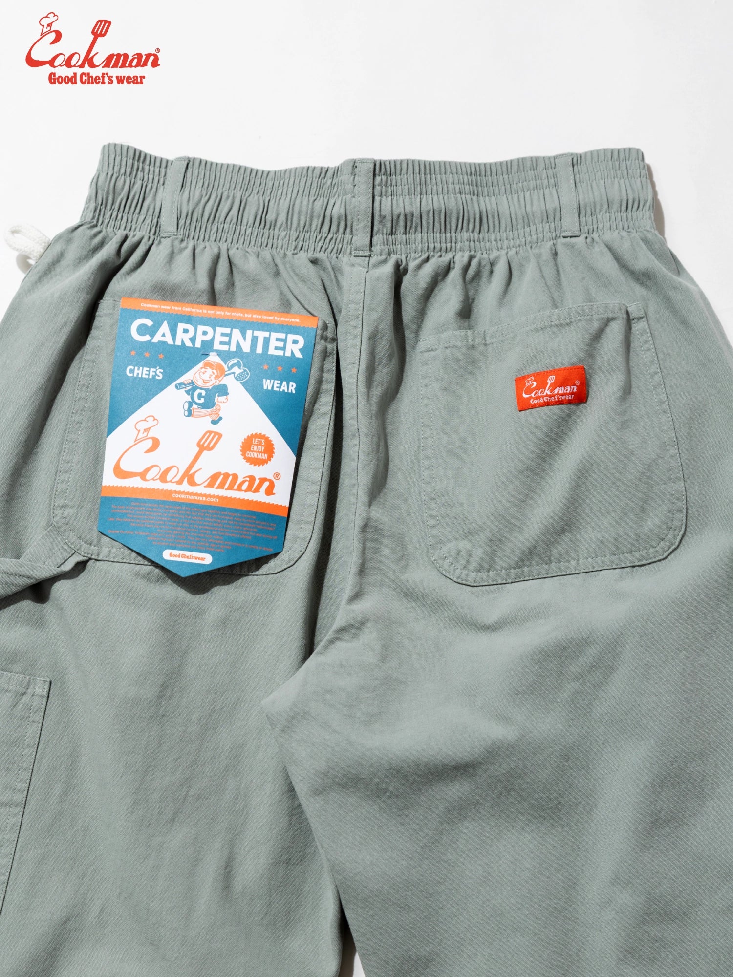Cookman Carpenter's Pants : Canvas - Still Water