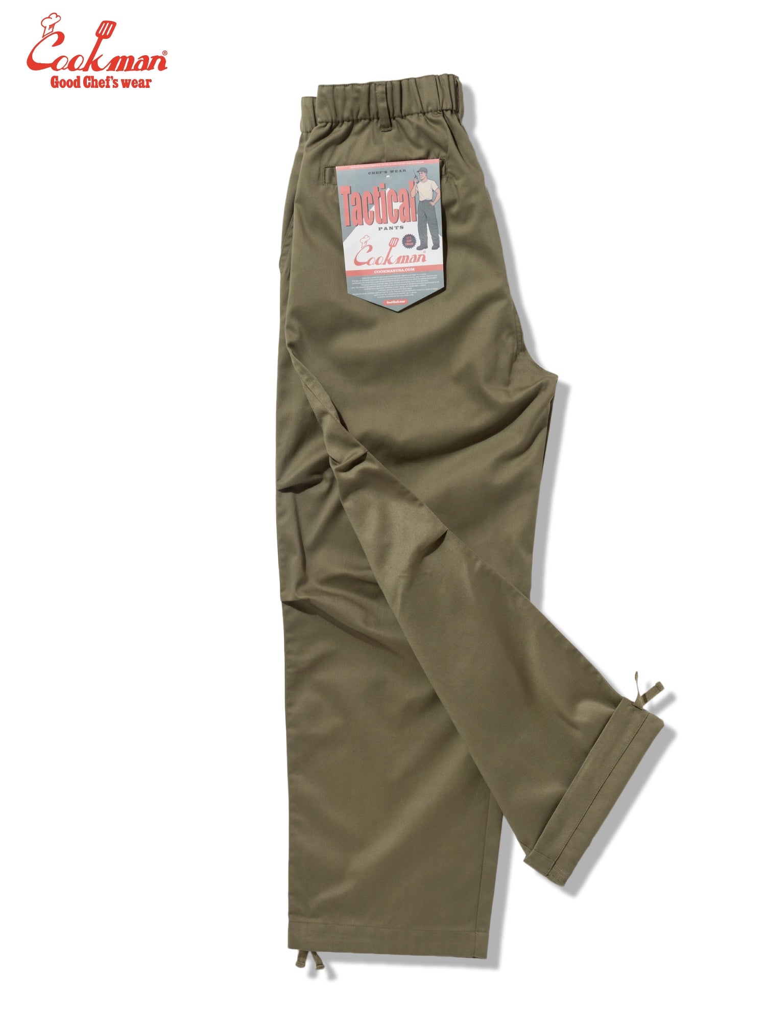 Cookman Tactical Pants - Olive Green
