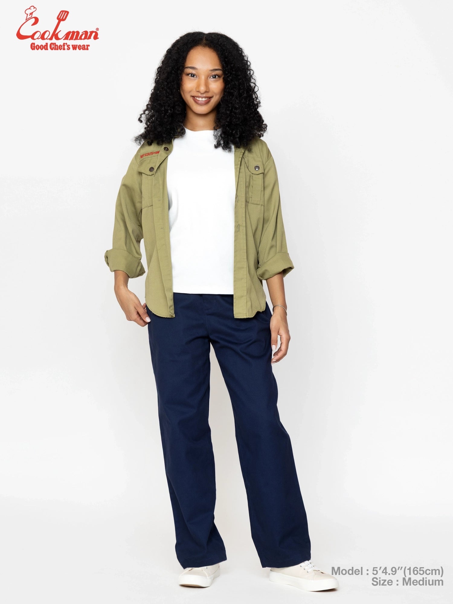 Cookman Heritage Wide Pants Heavy Twill - Navy