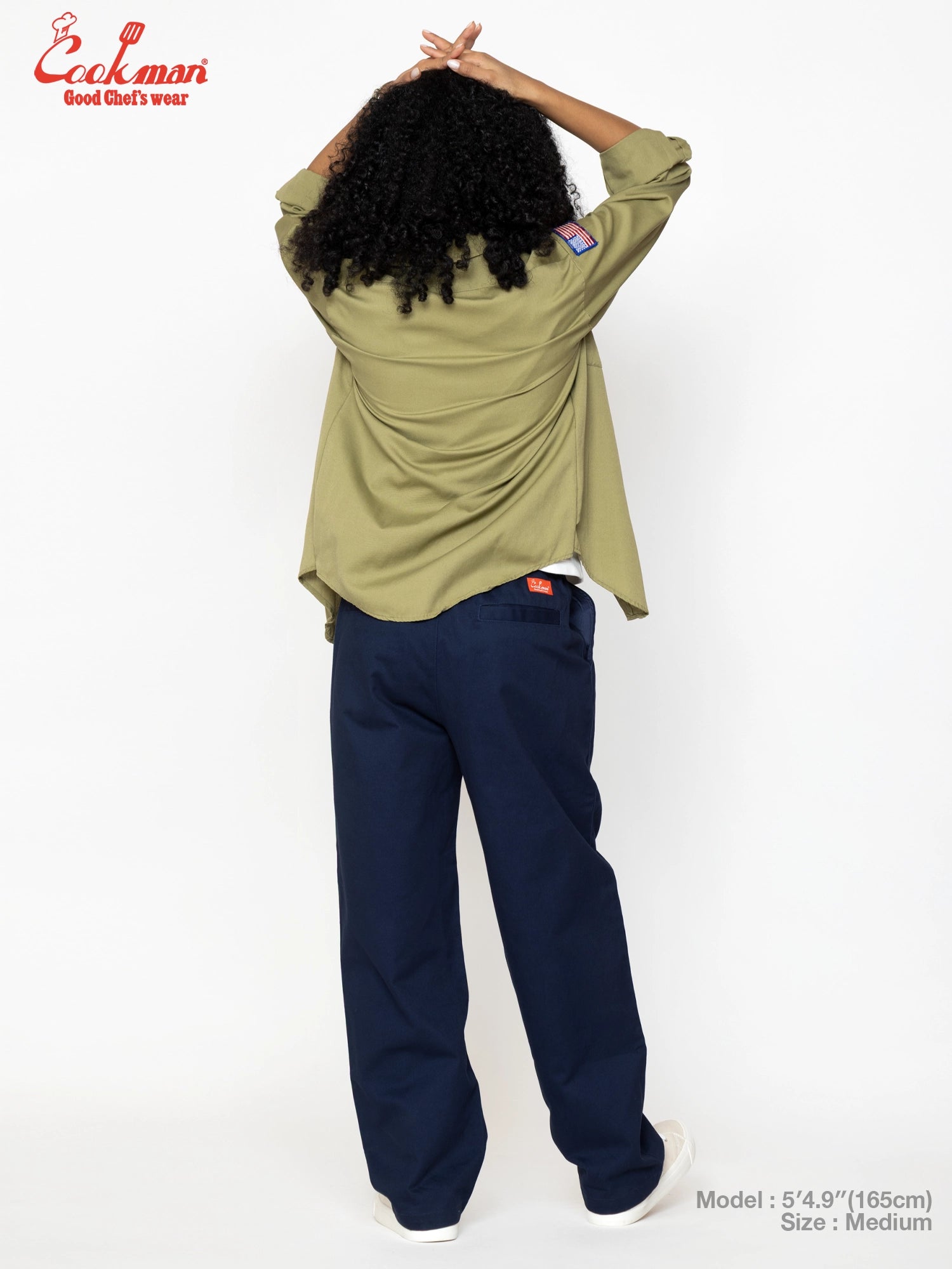 Cookman Heritage Wide Pants Heavy Twill - Navy