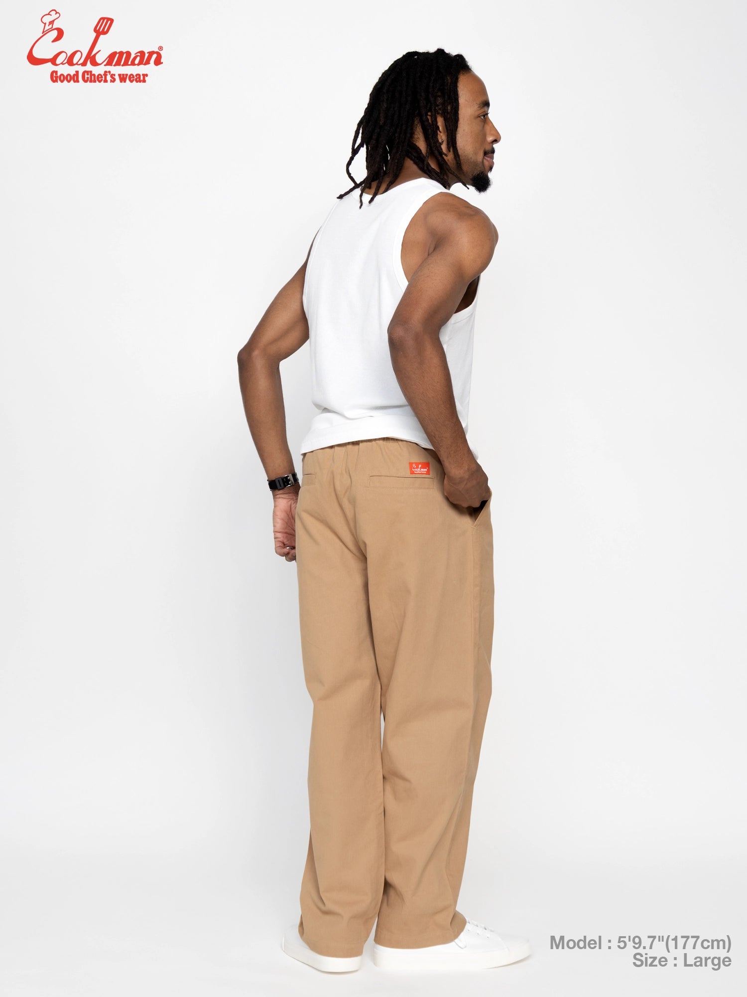 Cookman Heritage Wide Pants Heavy Twill - Beige