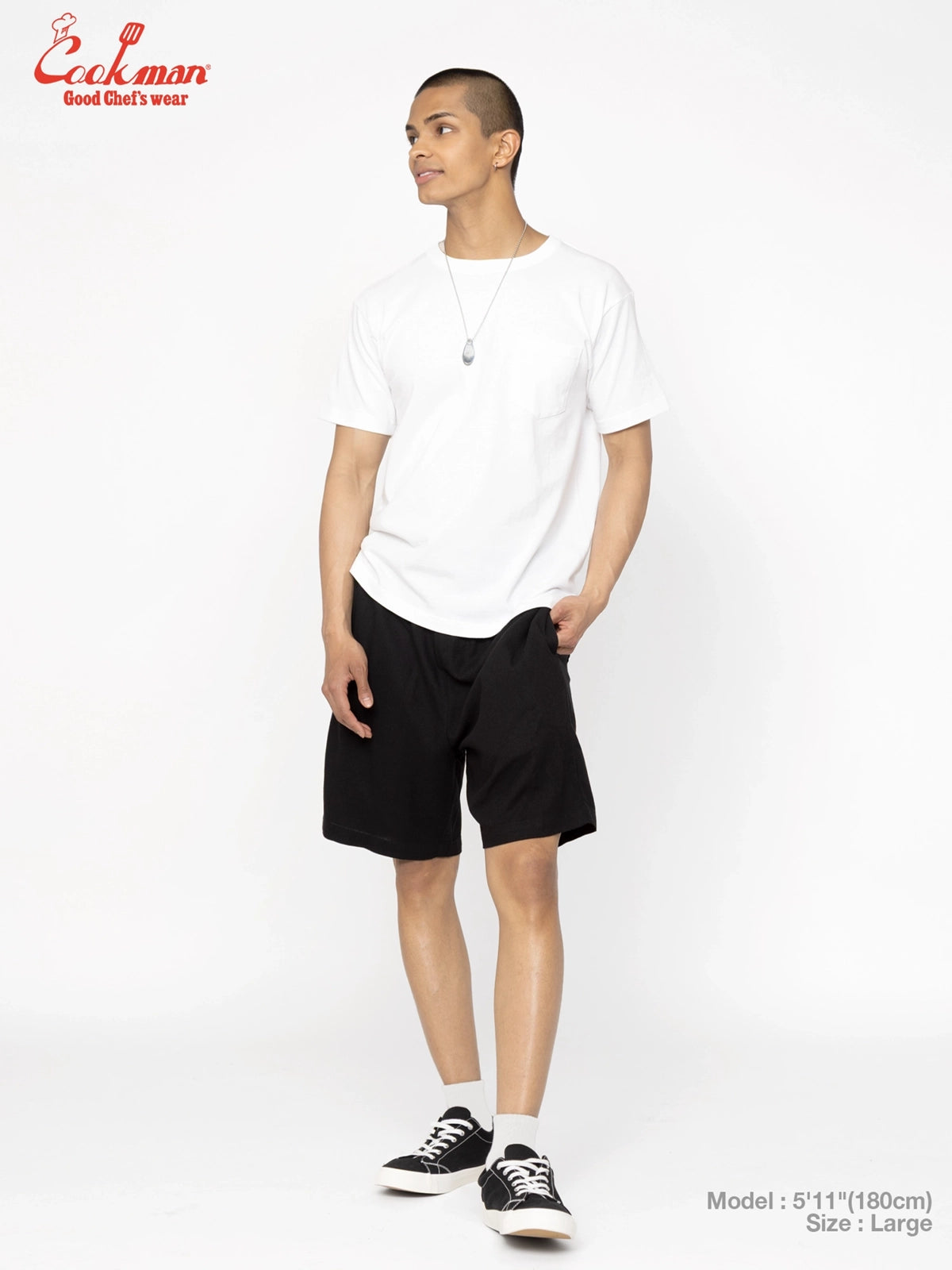 Chef Short Pants - Linen : Black