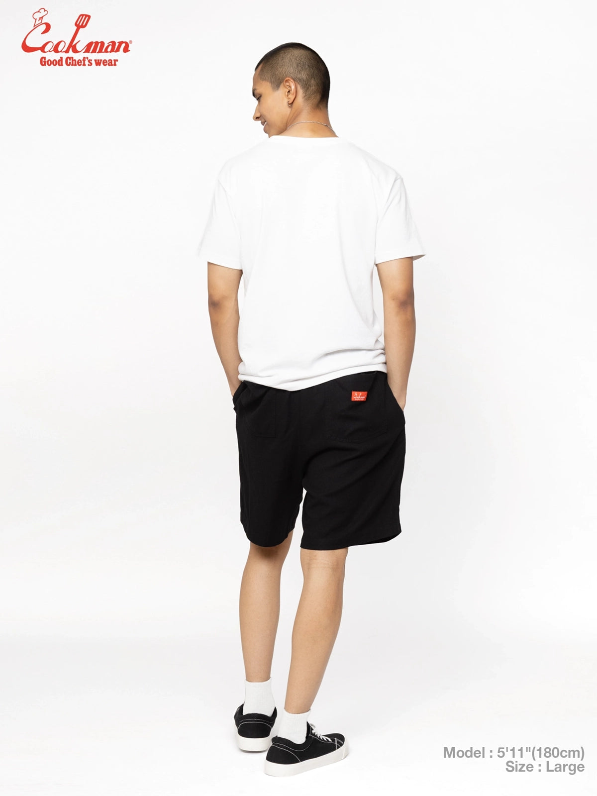 Chef Short Pants - Linen : Black