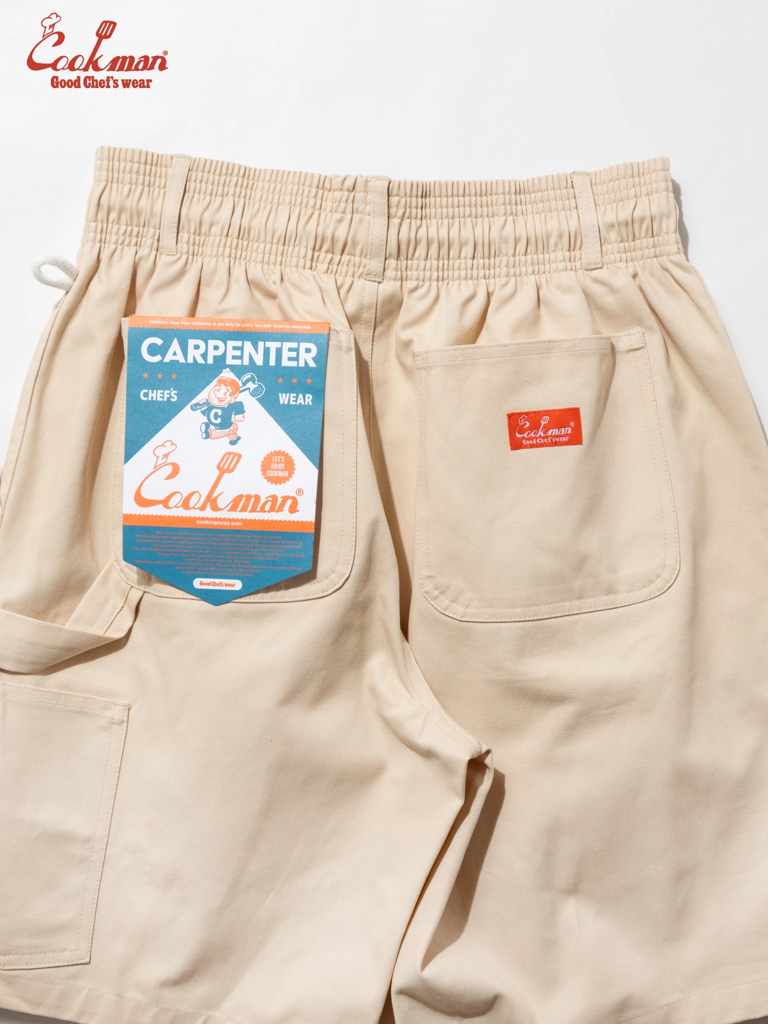 Carpenter's Pants Short : Heavy twill - Cream