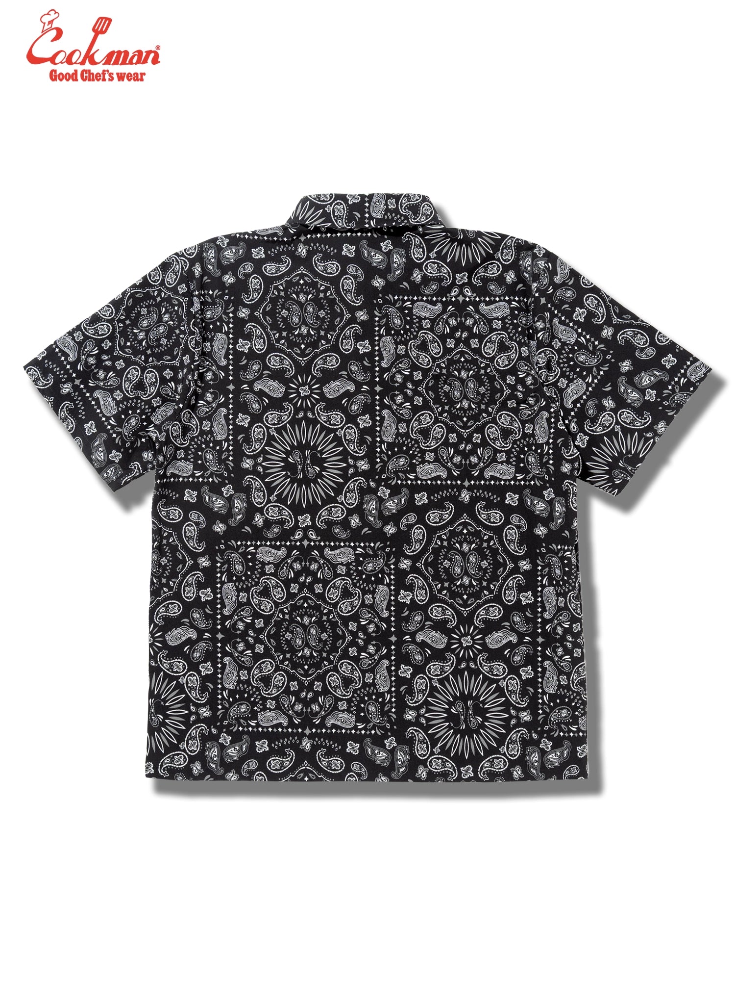 Work Shirts Short Sleeve Light - Paisley : Black