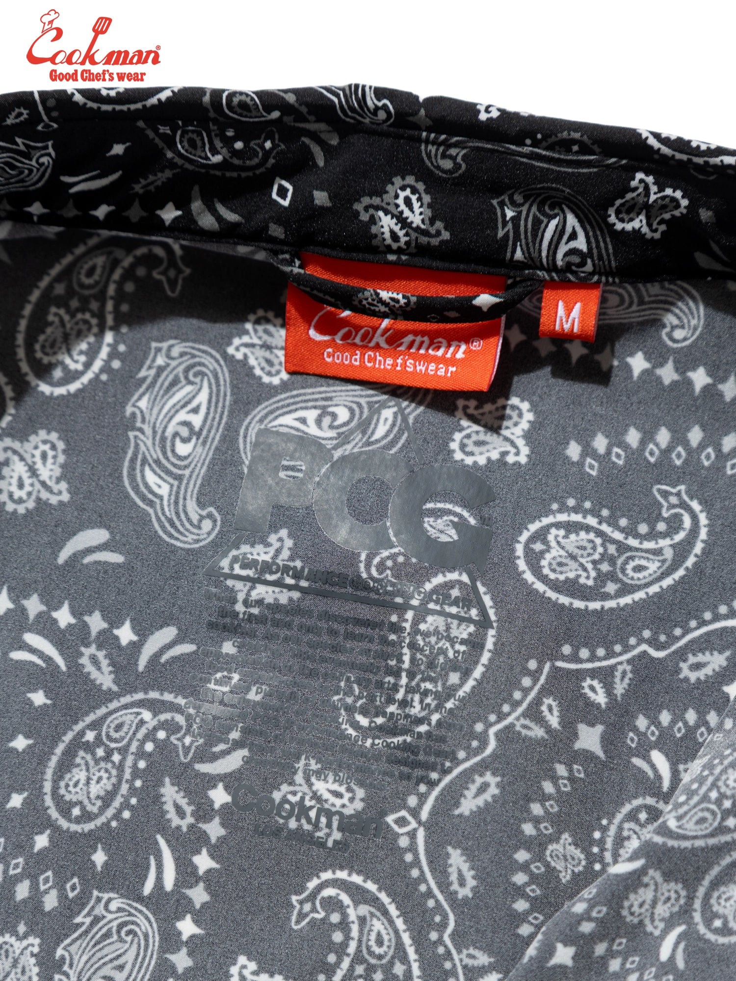 Work Shirts Short Sleeve Light - Paisley : Black