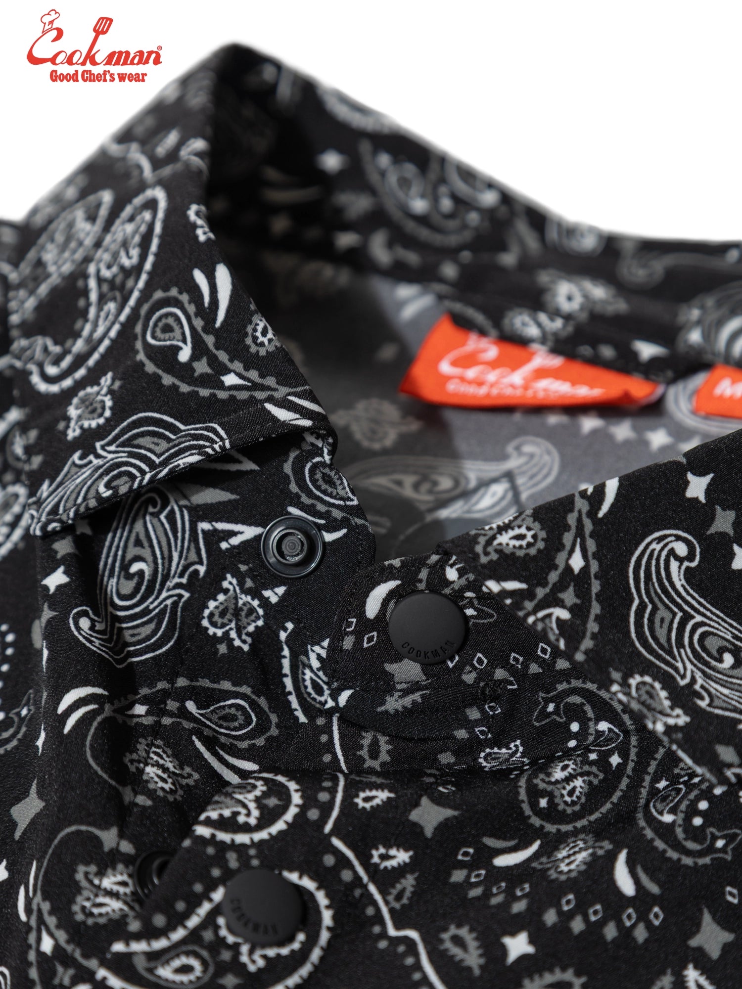 Work Shirts Short Sleeve Light - Paisley : Black