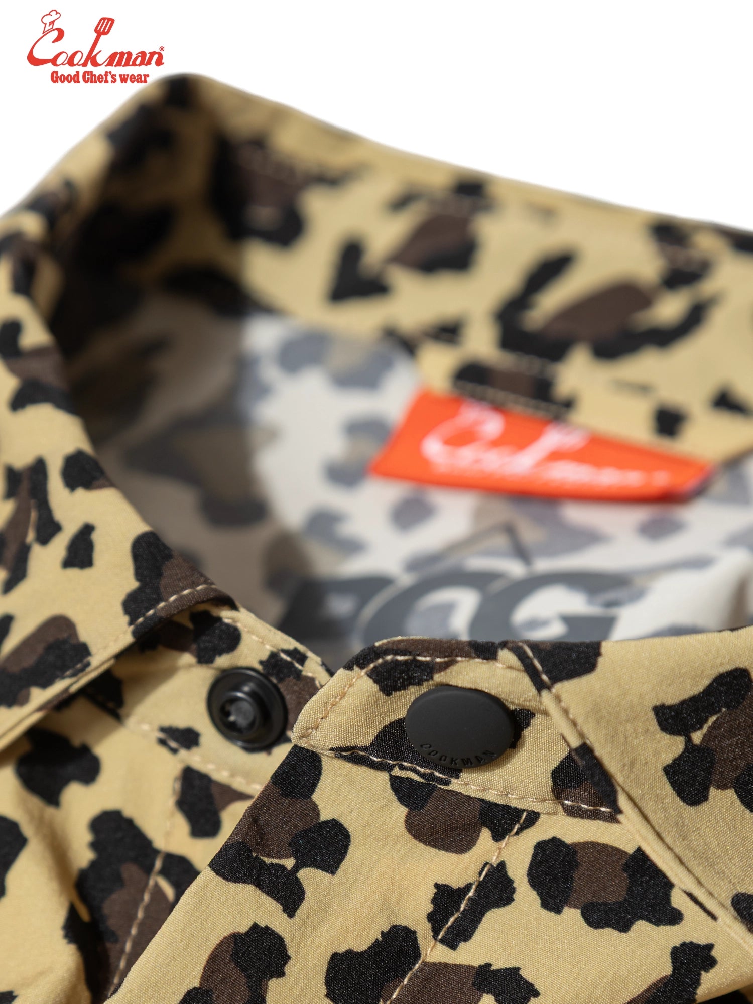 Work Shirts Short Sleeve Light - Leopard : Beige