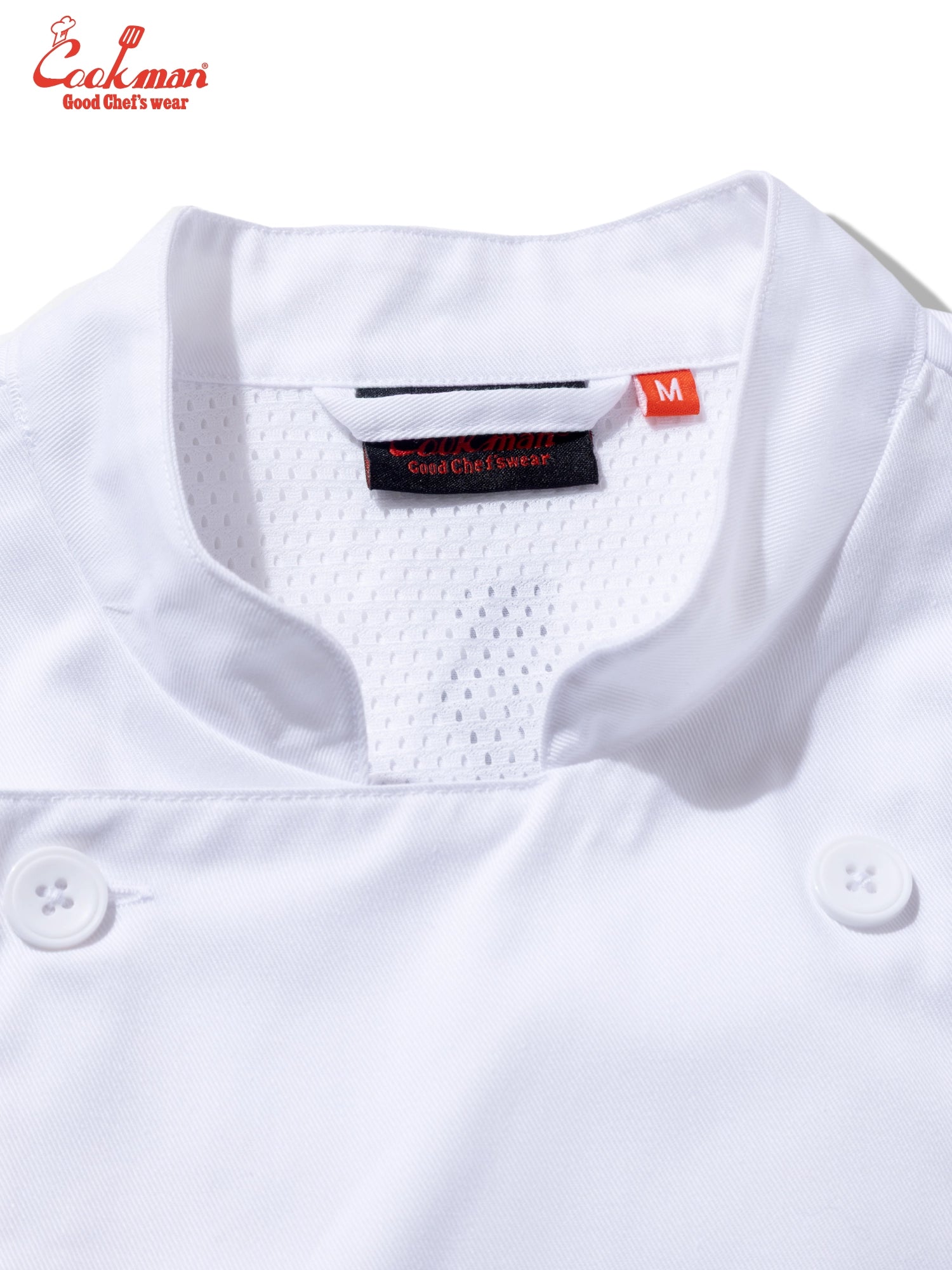 Chef Coat Long Sleeve Vented : White