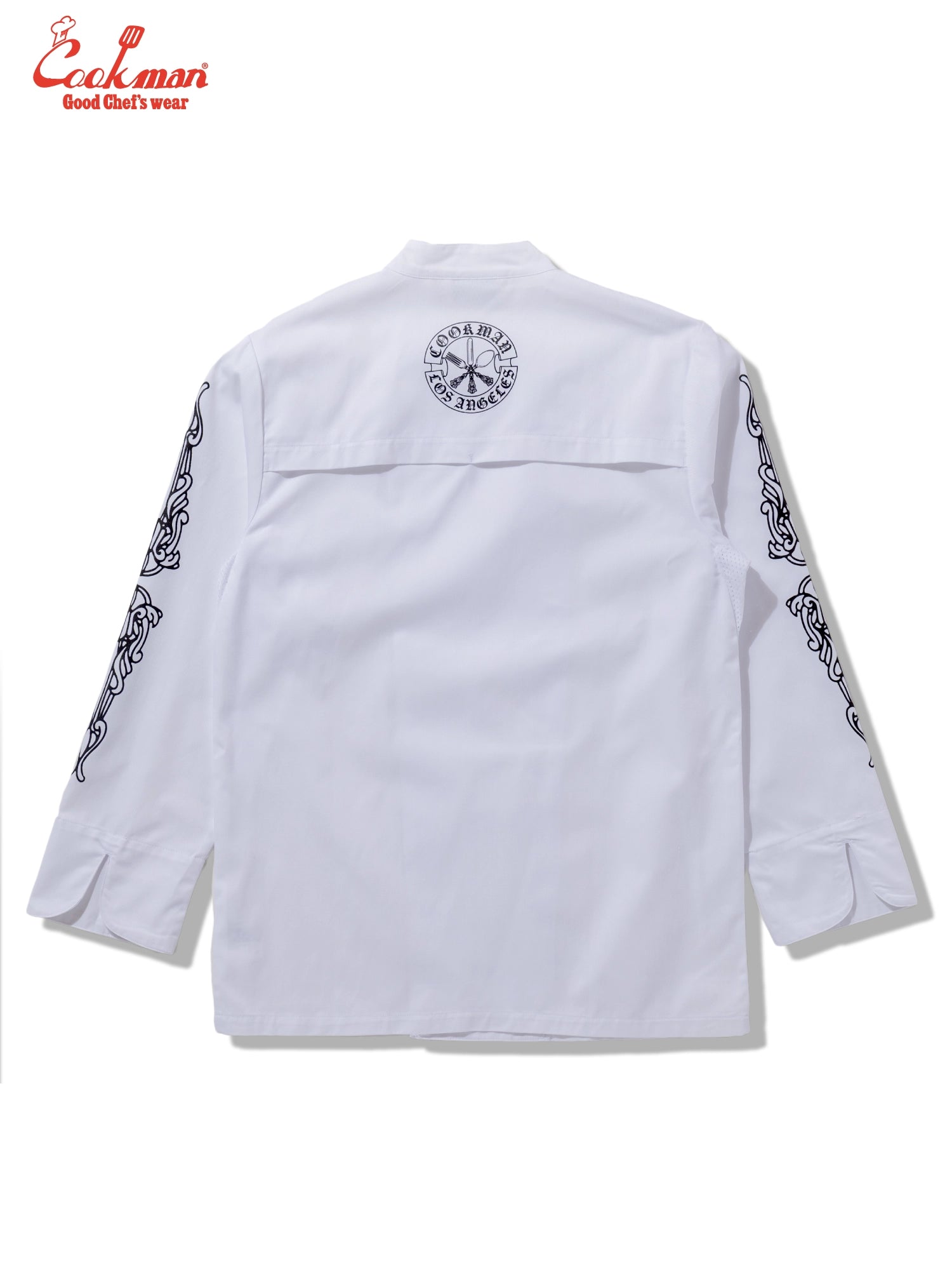 Chef Coat Long Sleeve Vented - Cutlery : White