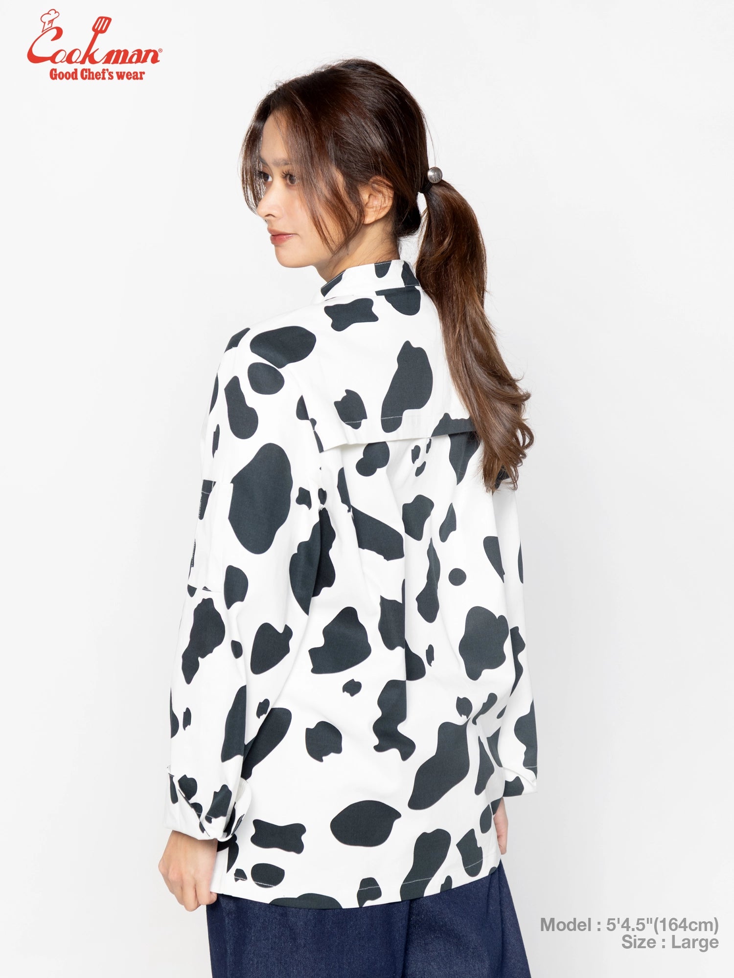 Cookman Chef Coat Long Sleeve Vented - Cow : White