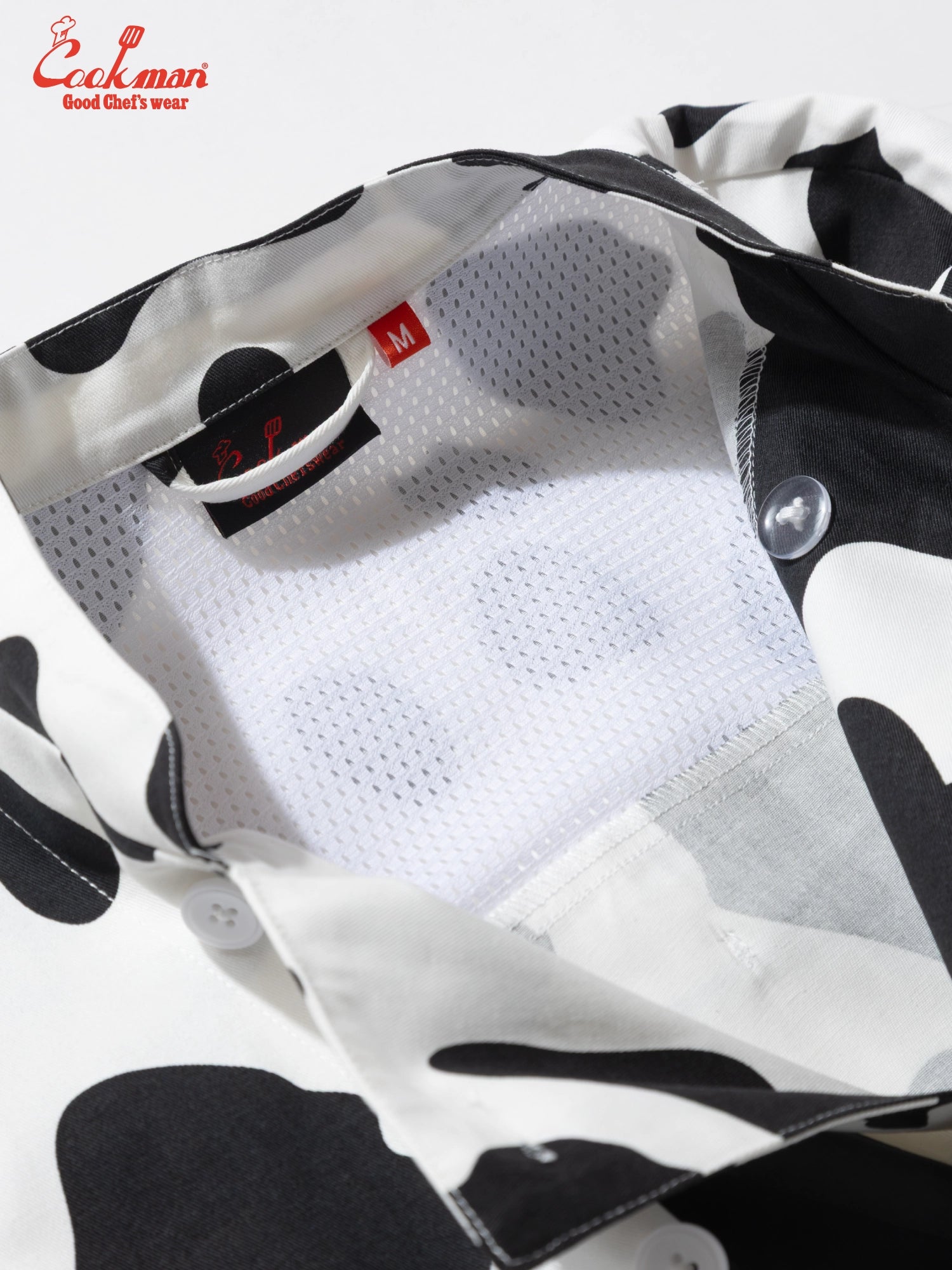 Cookman Chef Coat Long Sleeve Vented - Cow : White