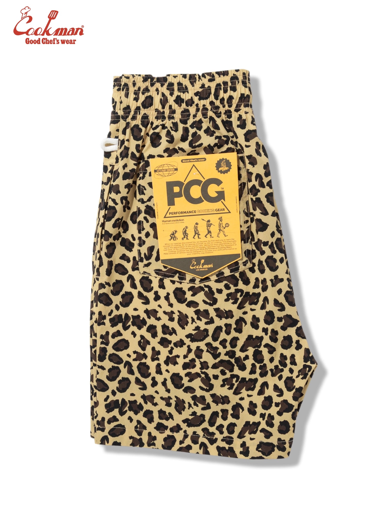 Chef Short Pants Light - Leopard : Beige