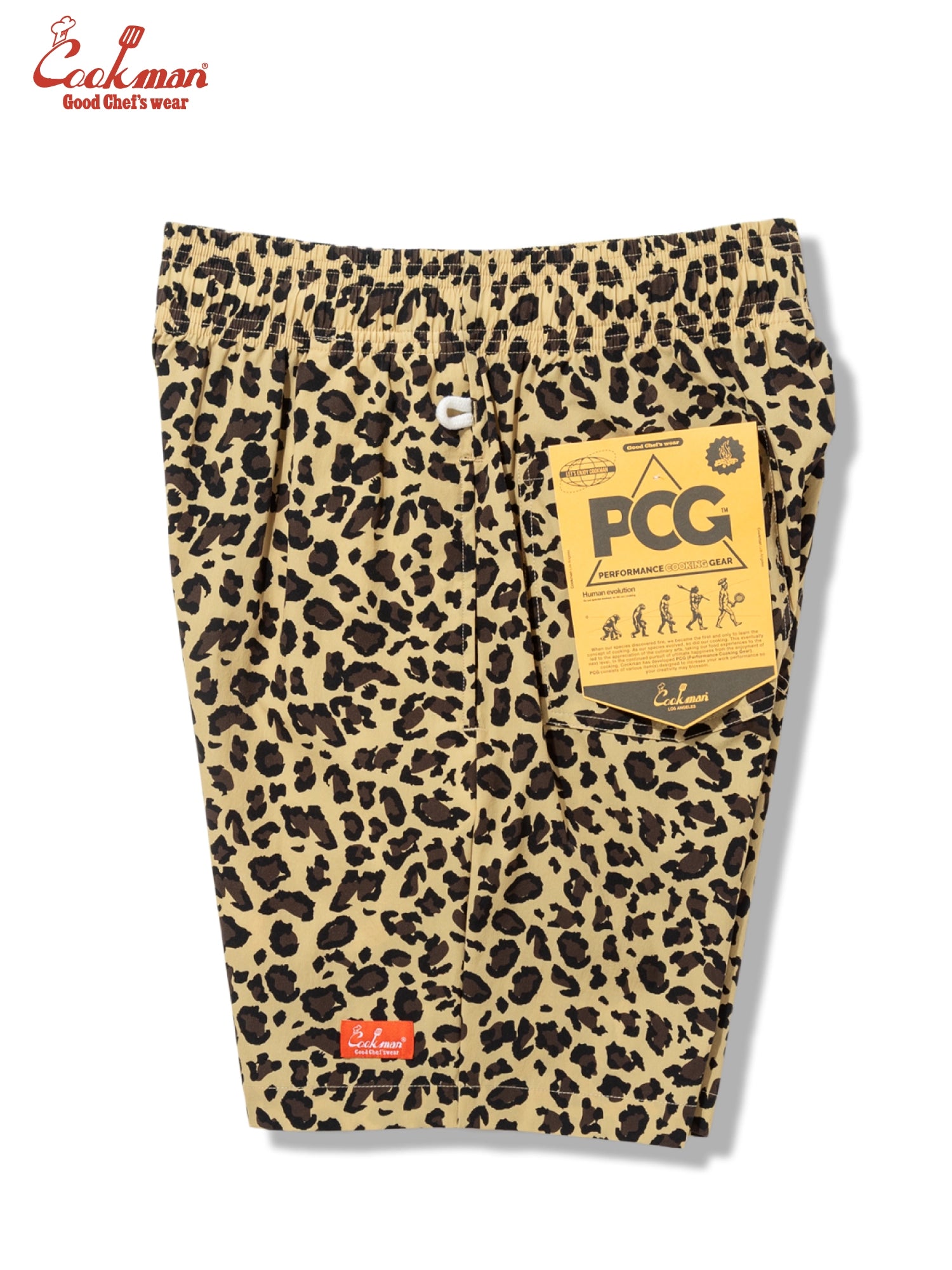 Chef Short Pants Light - Leopard : Beige