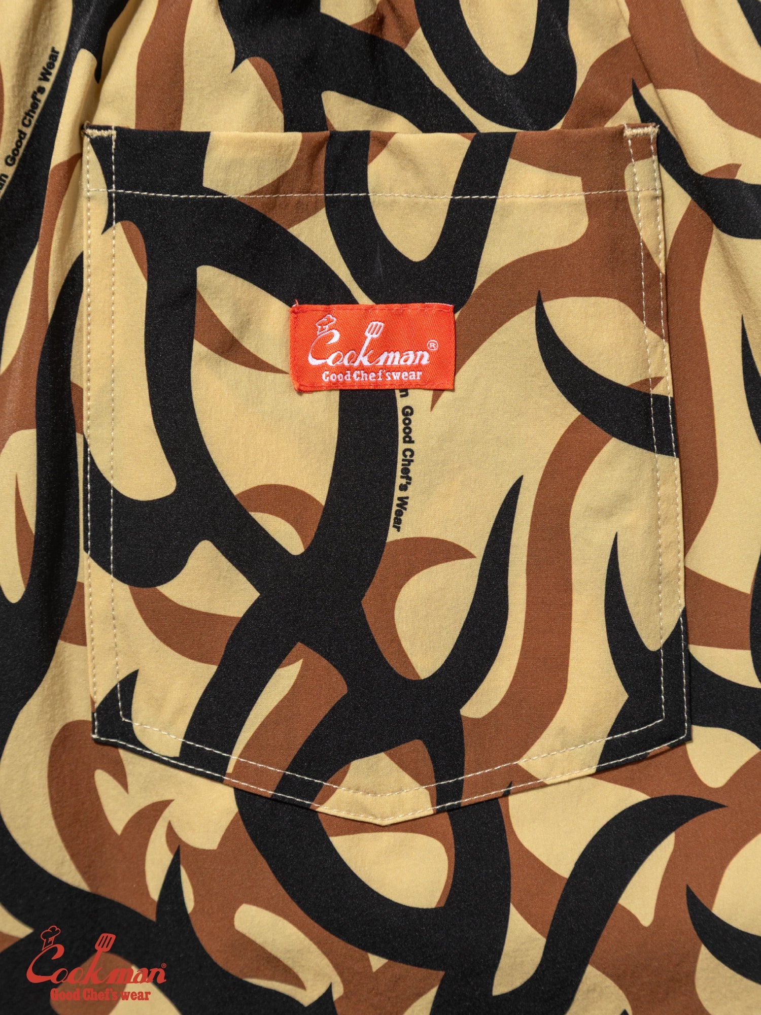 Chef Short Pants Light - Tribal Camo : Beige