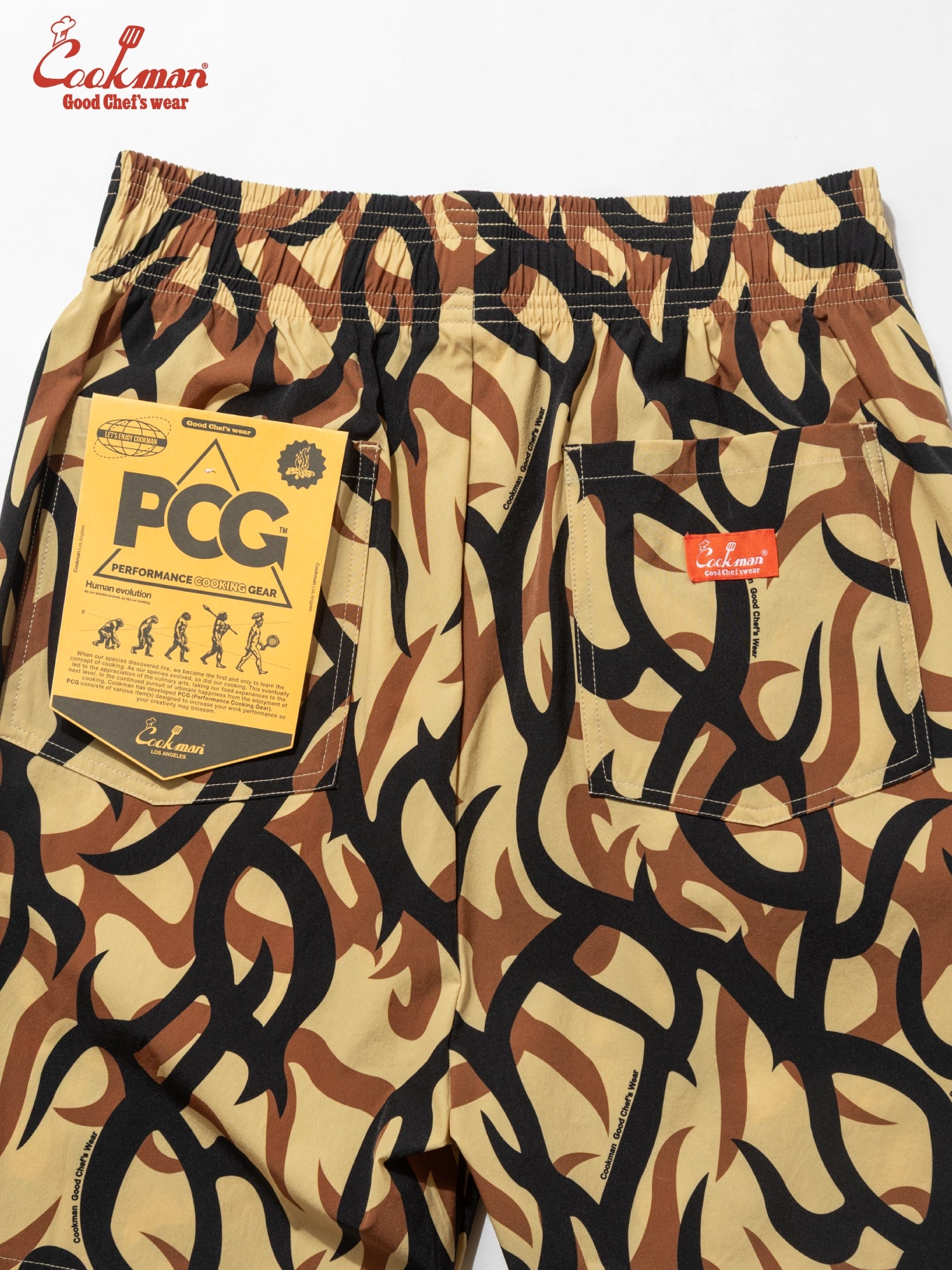 Chef Short Pants Light - Tribal Camo : Beige