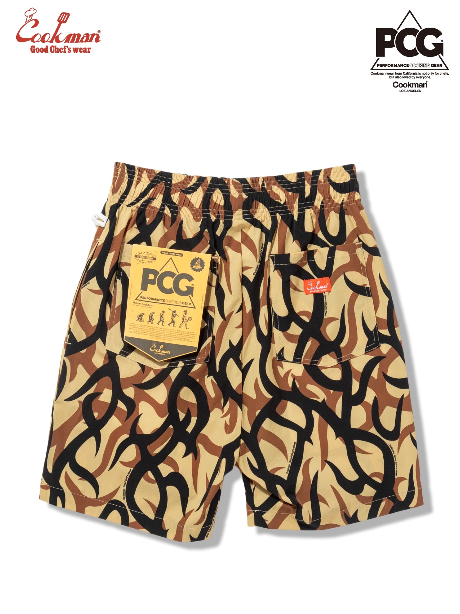 Chef Short Pants Light - Tribal Camo : Beige