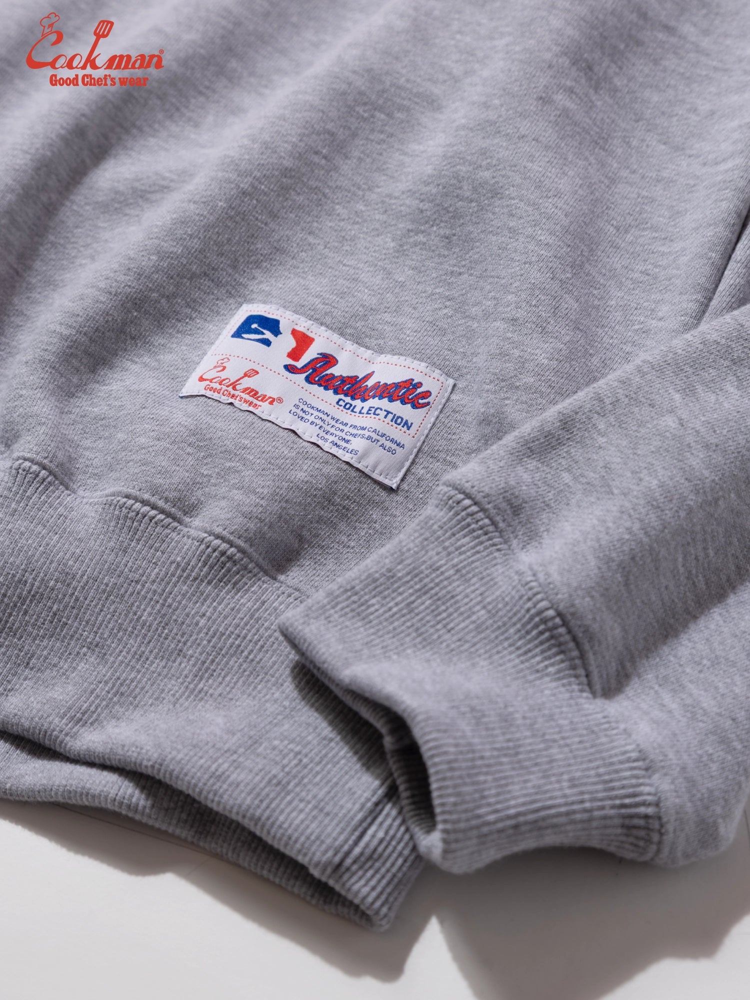 Sweat shirts - Arch Logo : Heather Gray