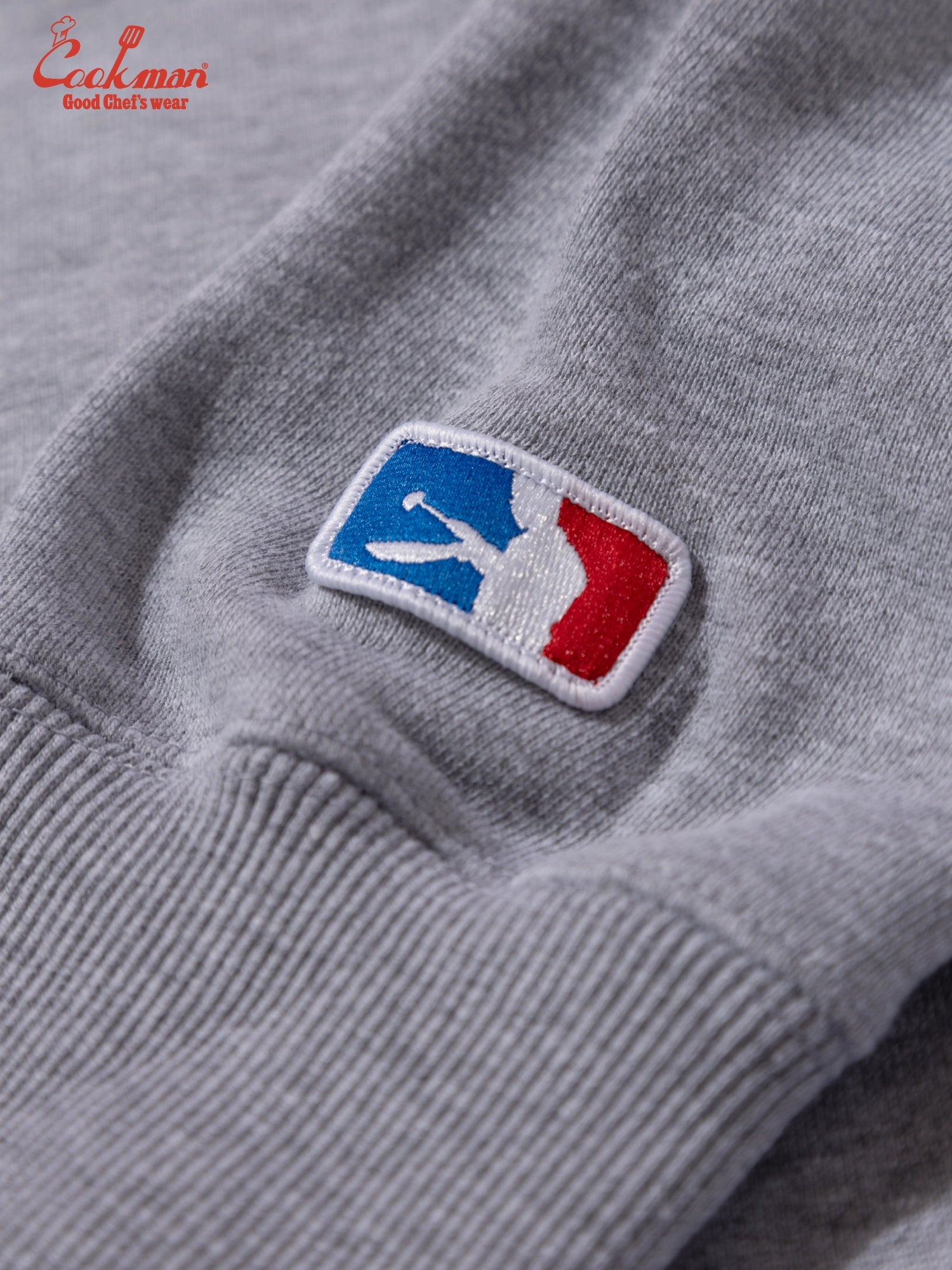 Zip-up Hoodie - Chef Hat LA : Heather Gray