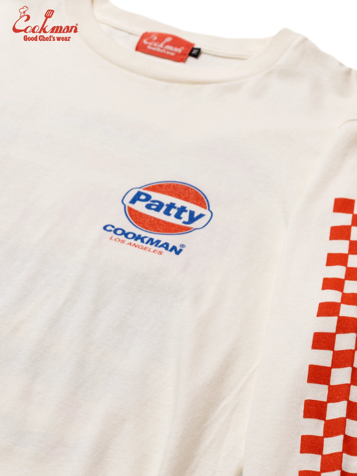 Long Sleeve Tees - Race : Off White