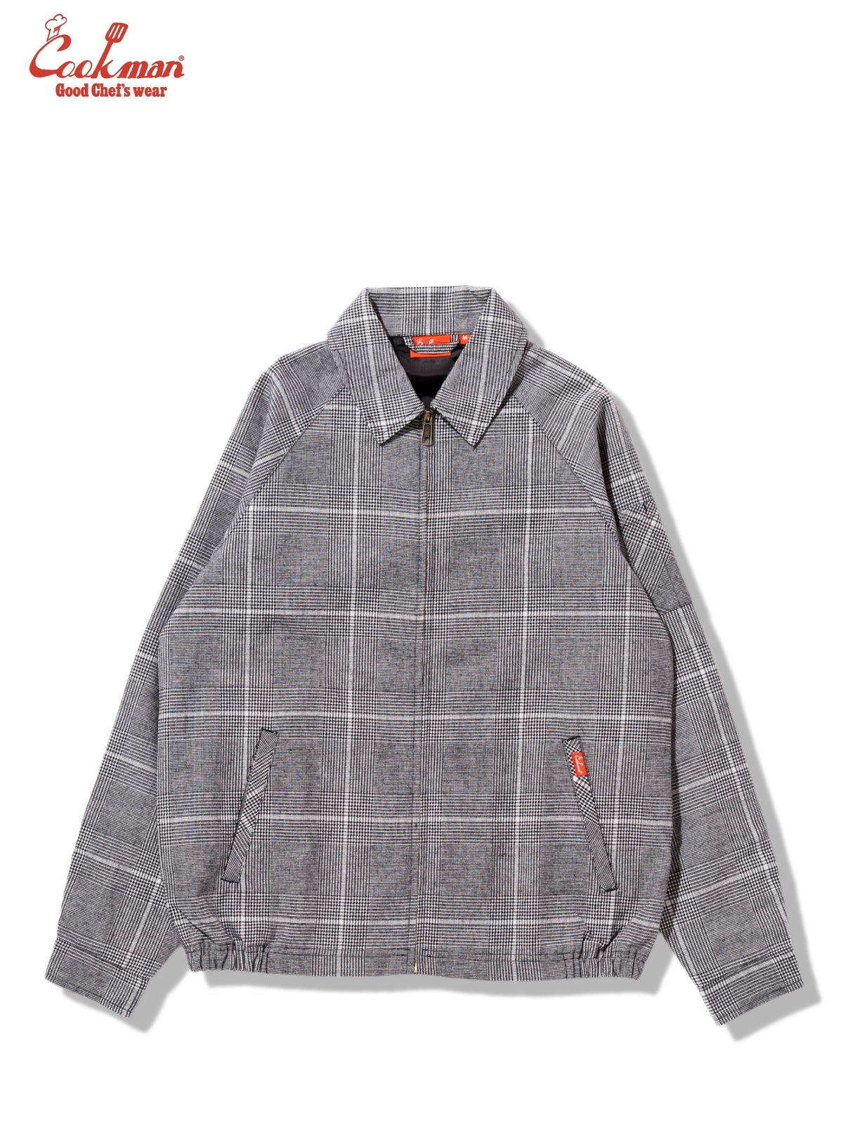 Delivery Jacket With Lining - Glen Check Black