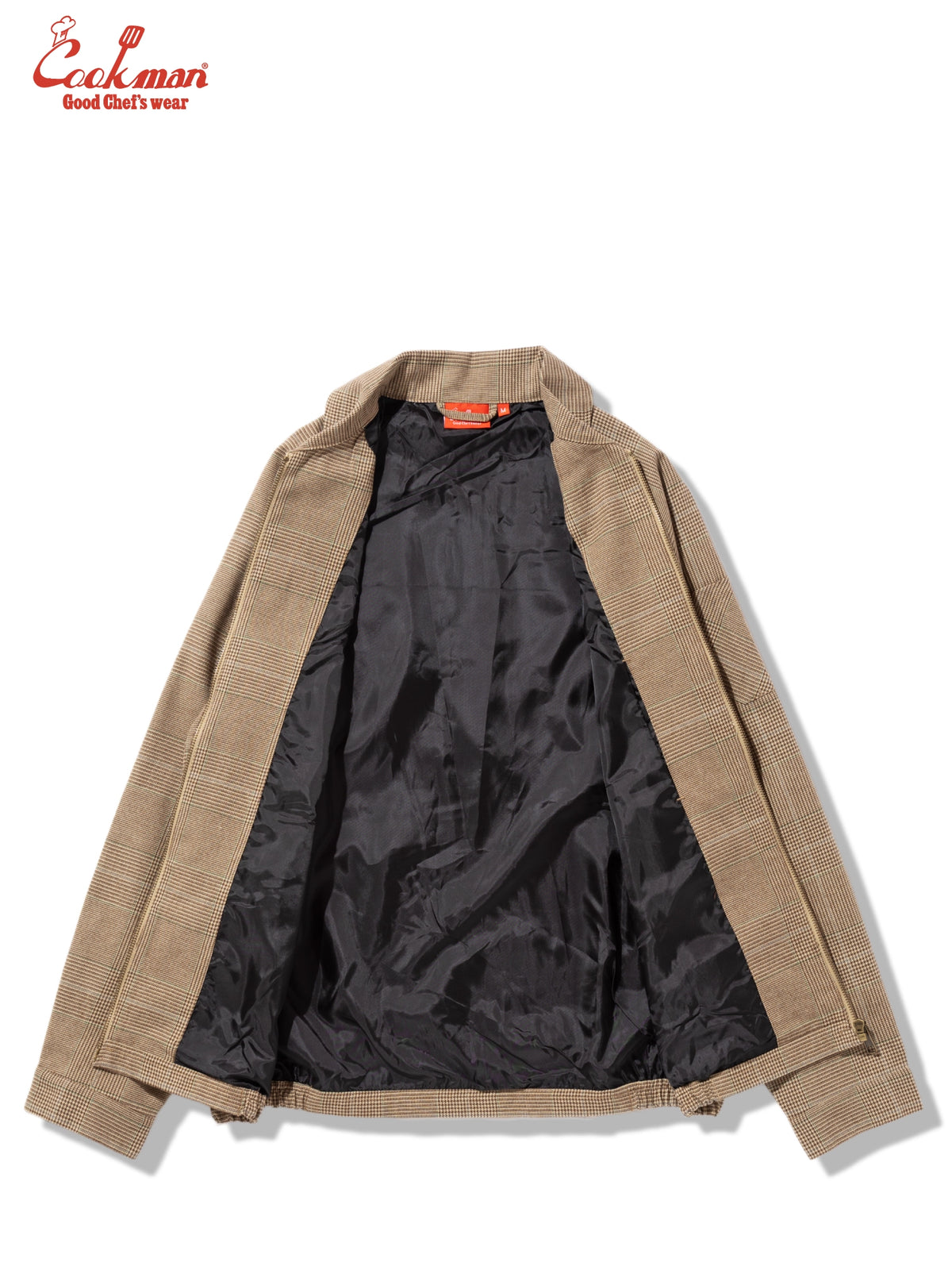 Delivery Jacket With Lining - Glen Check Brown