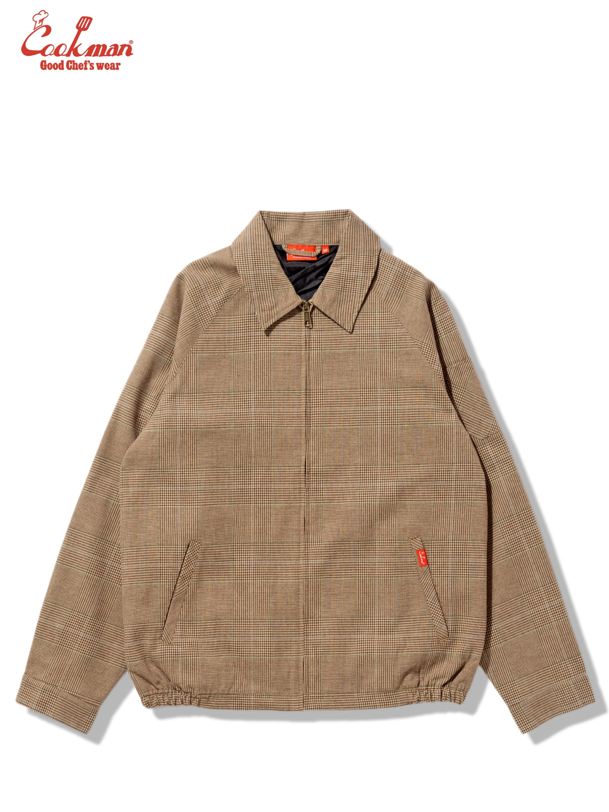 Delivery Jacket With Lining - Glen Check Brown