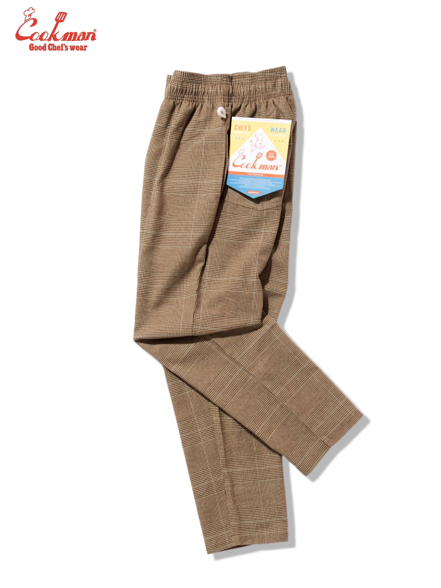 Chef Pants - Glen Check : Brown