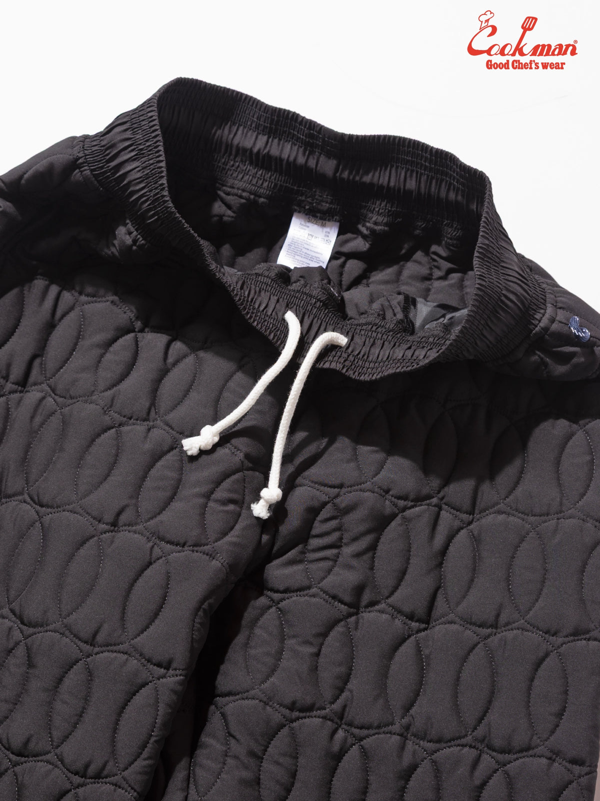 Chef Pants - Quilted Baseball : Black