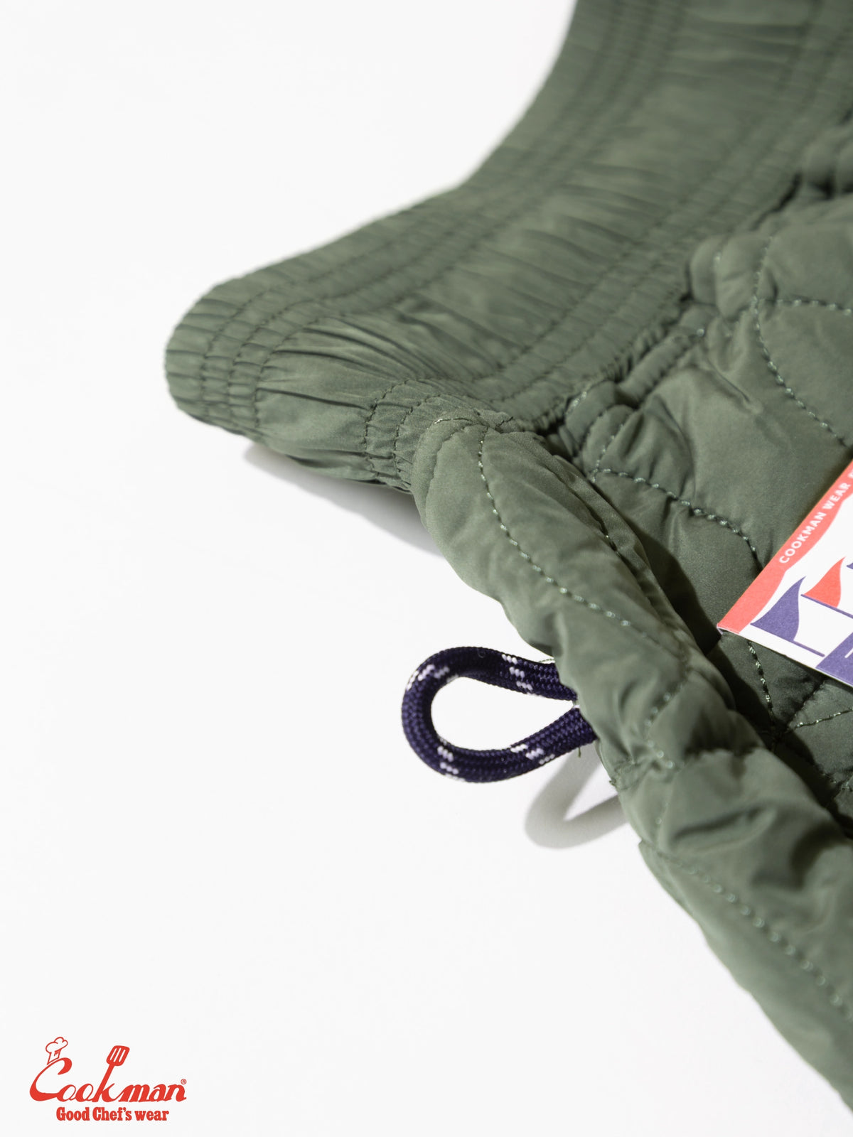 Chef Pants - Quilted Baseball : Olive