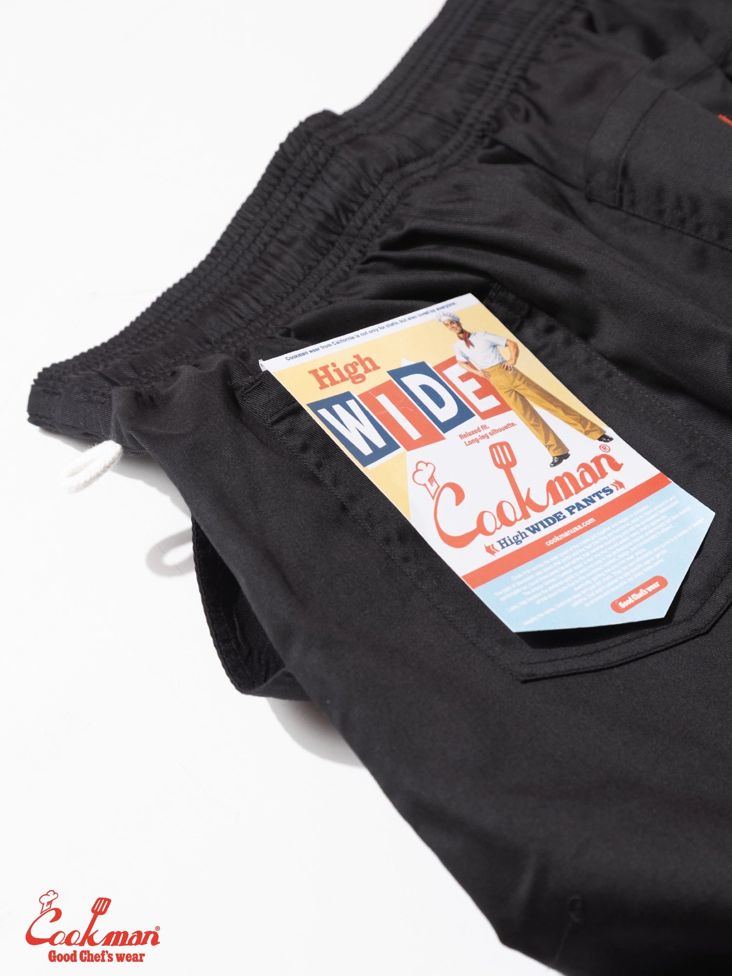 Chef Pants High-Wide - Black