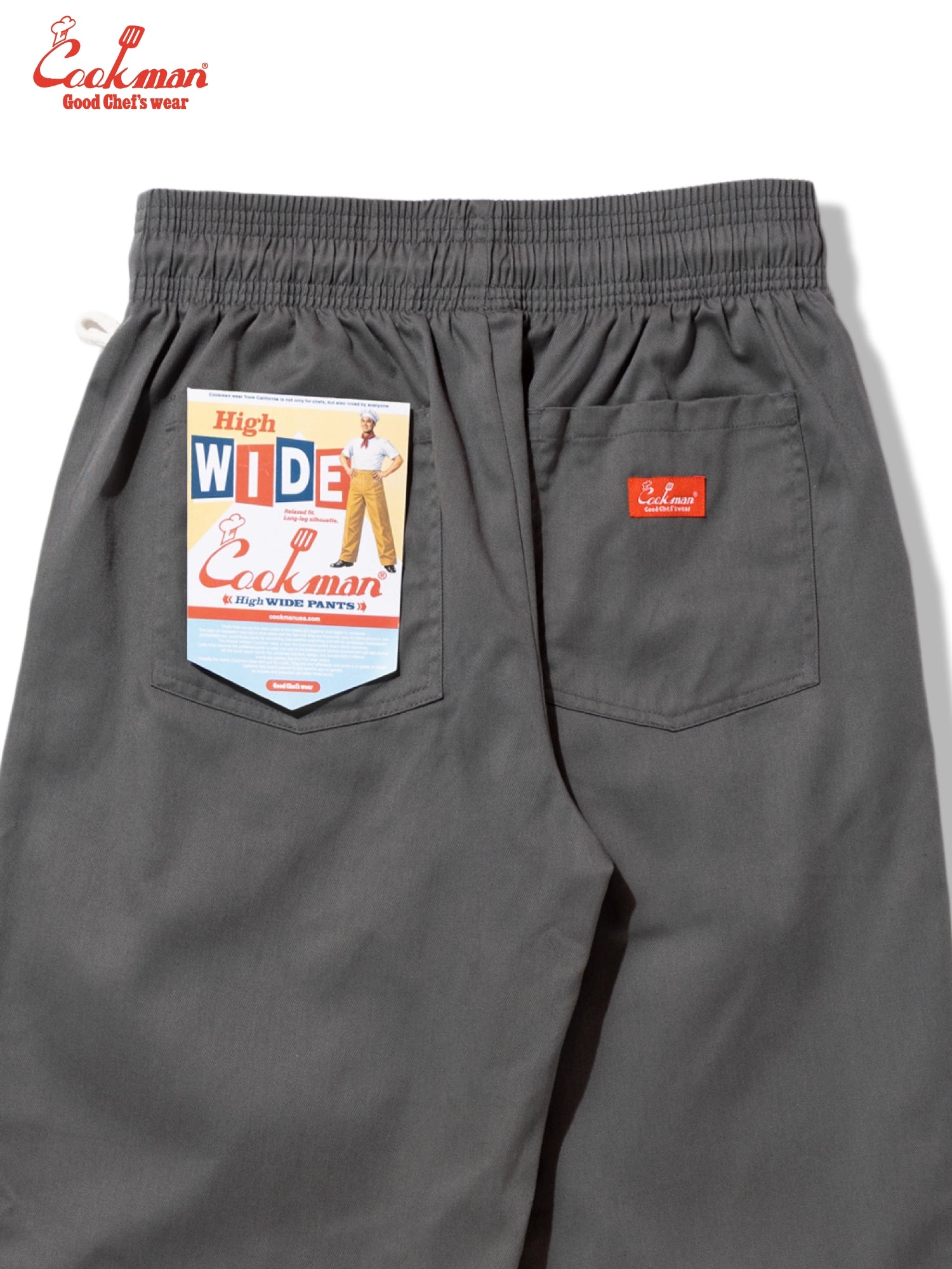 Chef Pants High-Wide - Charcoal Gray