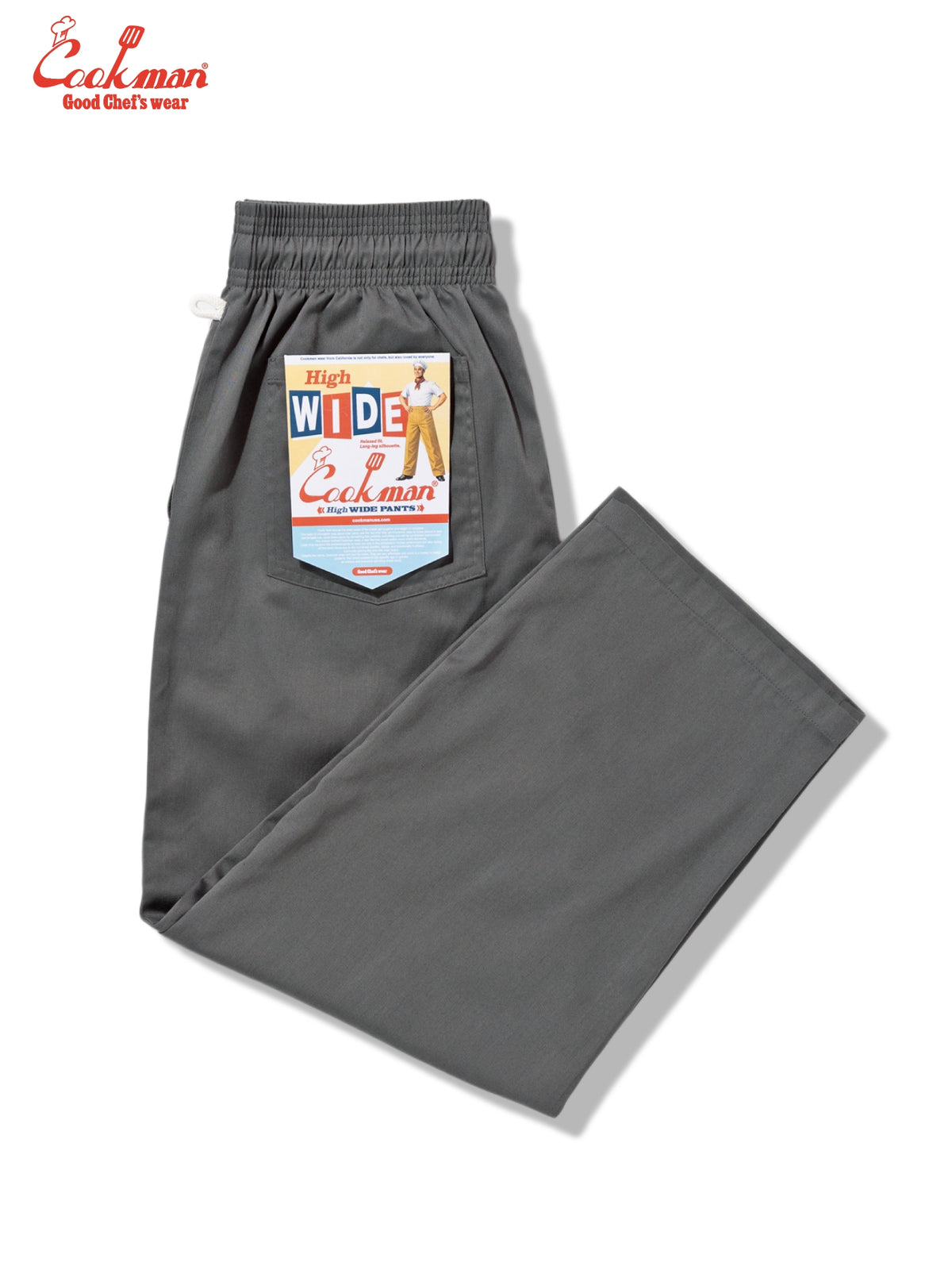 Chef Pants High-Wide - Charcoal Gray