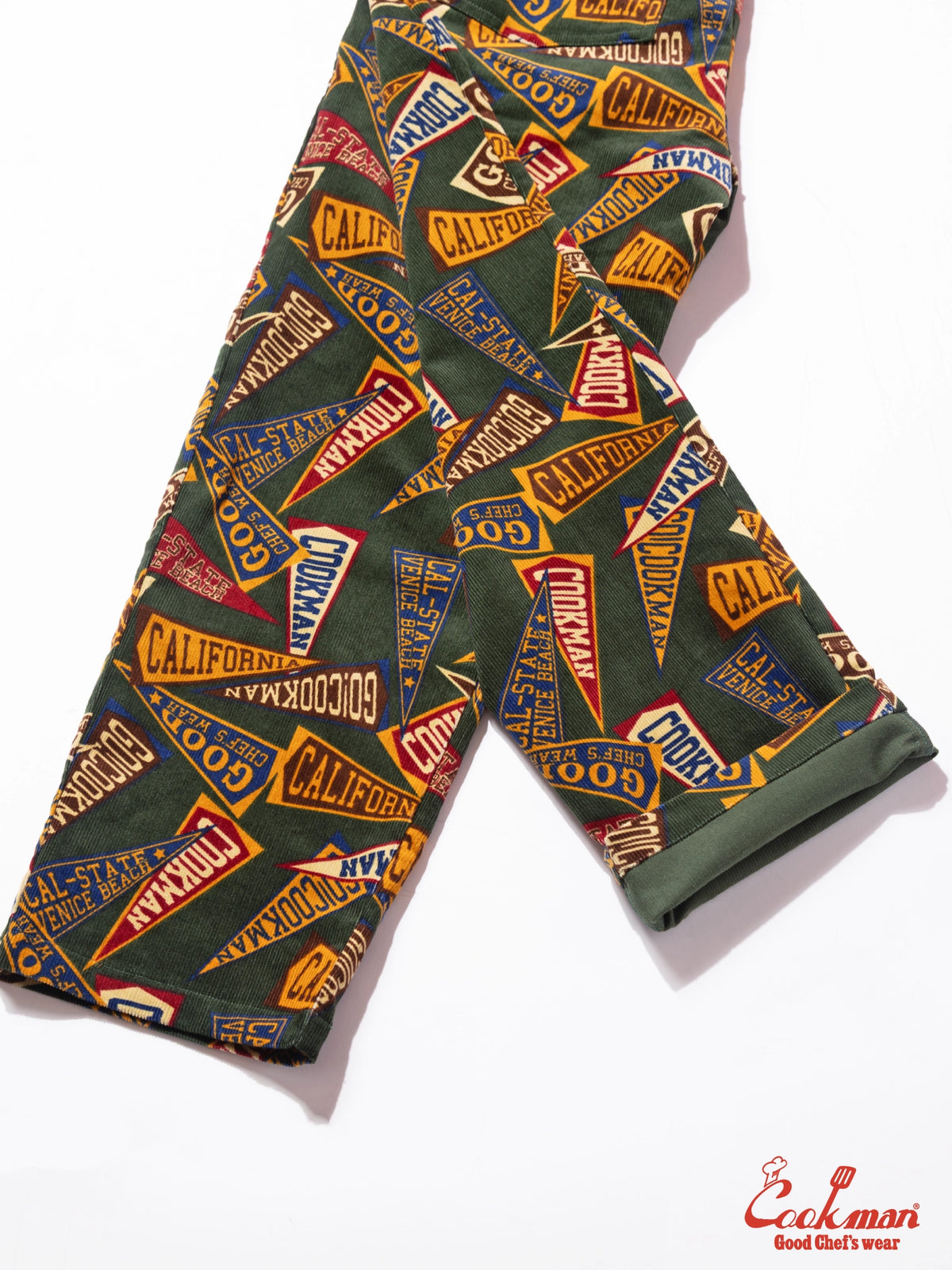 Chef Pants Semiwide - Corduroy : Pennant Green