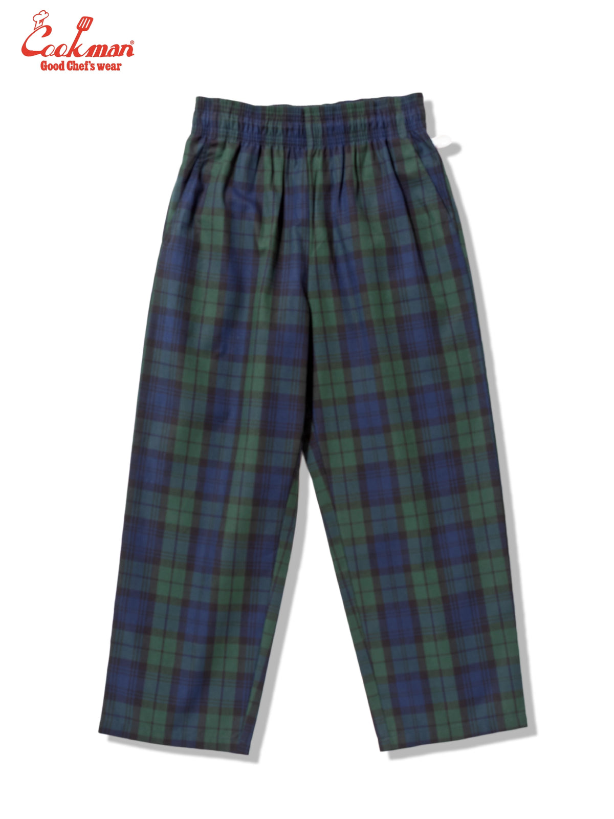 Chef Pants High-Wide - Black Watch Plaid
