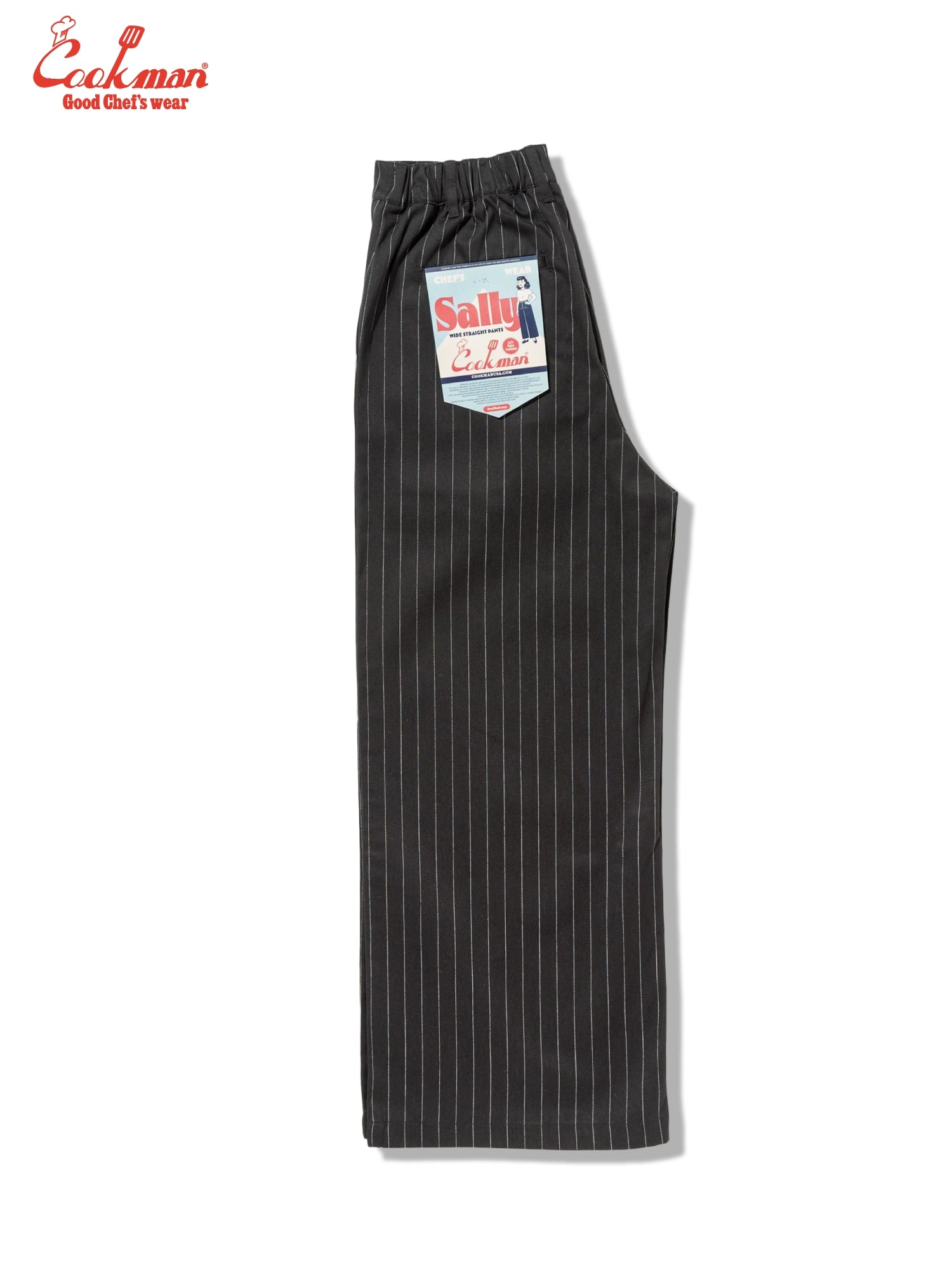 Cookman Sally Pants - Pin Stripe : Black