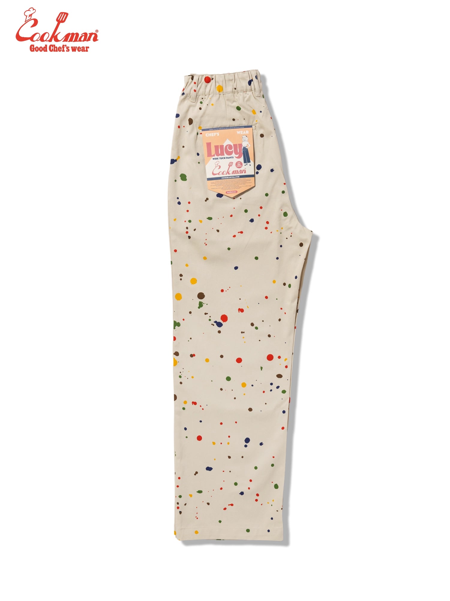 Cookman Lucy Pants - Sauce Splash : Beige