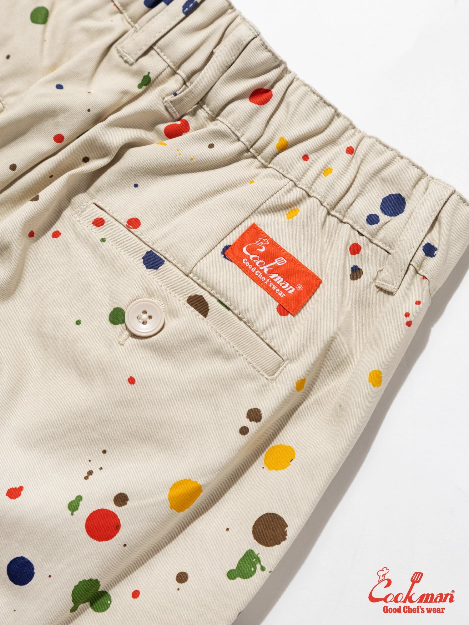 Cookman Lucy Pants - Sauce Splash : Beige