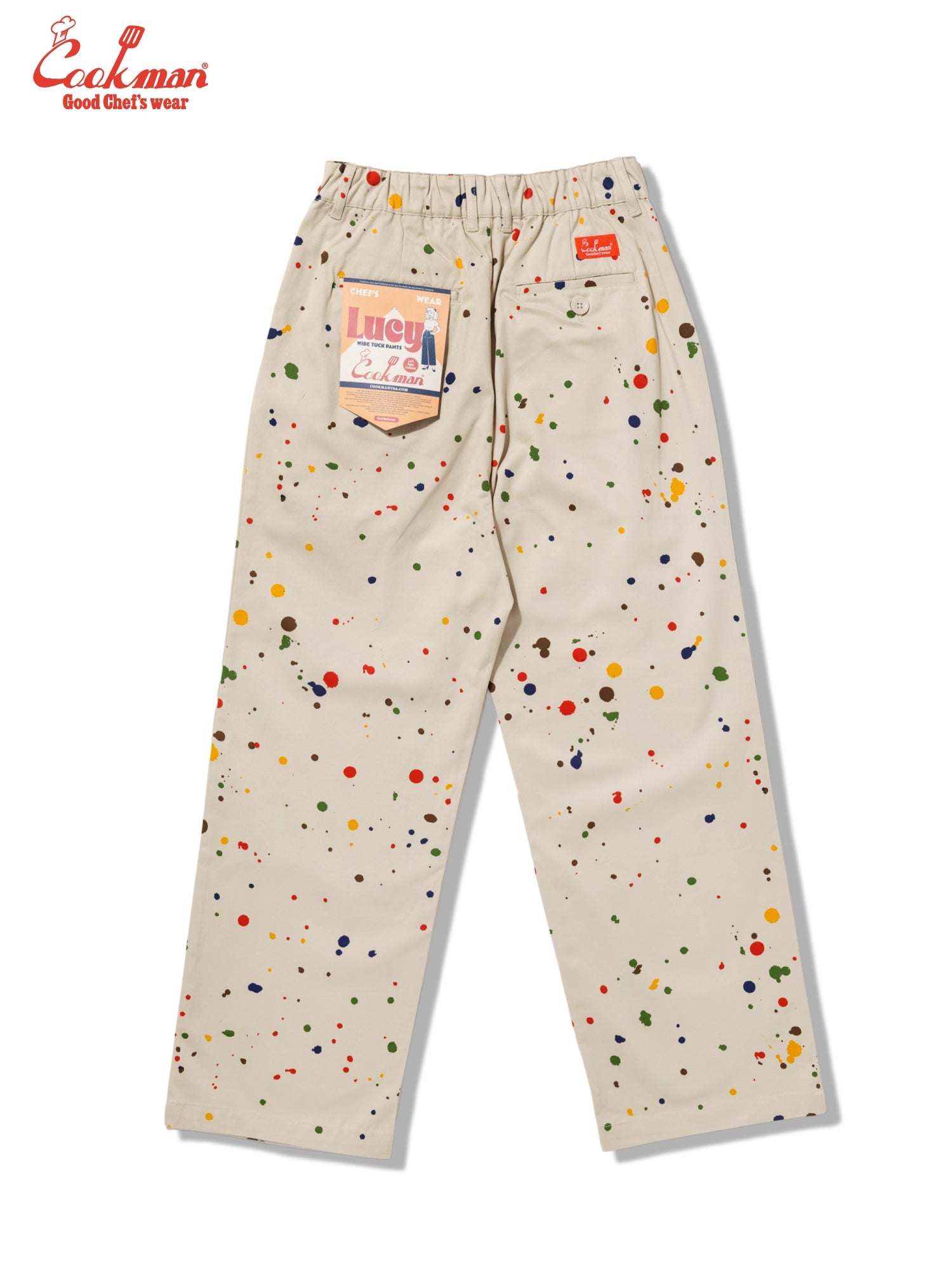 Cookman Lucy Pants - Sauce Splash : Beige