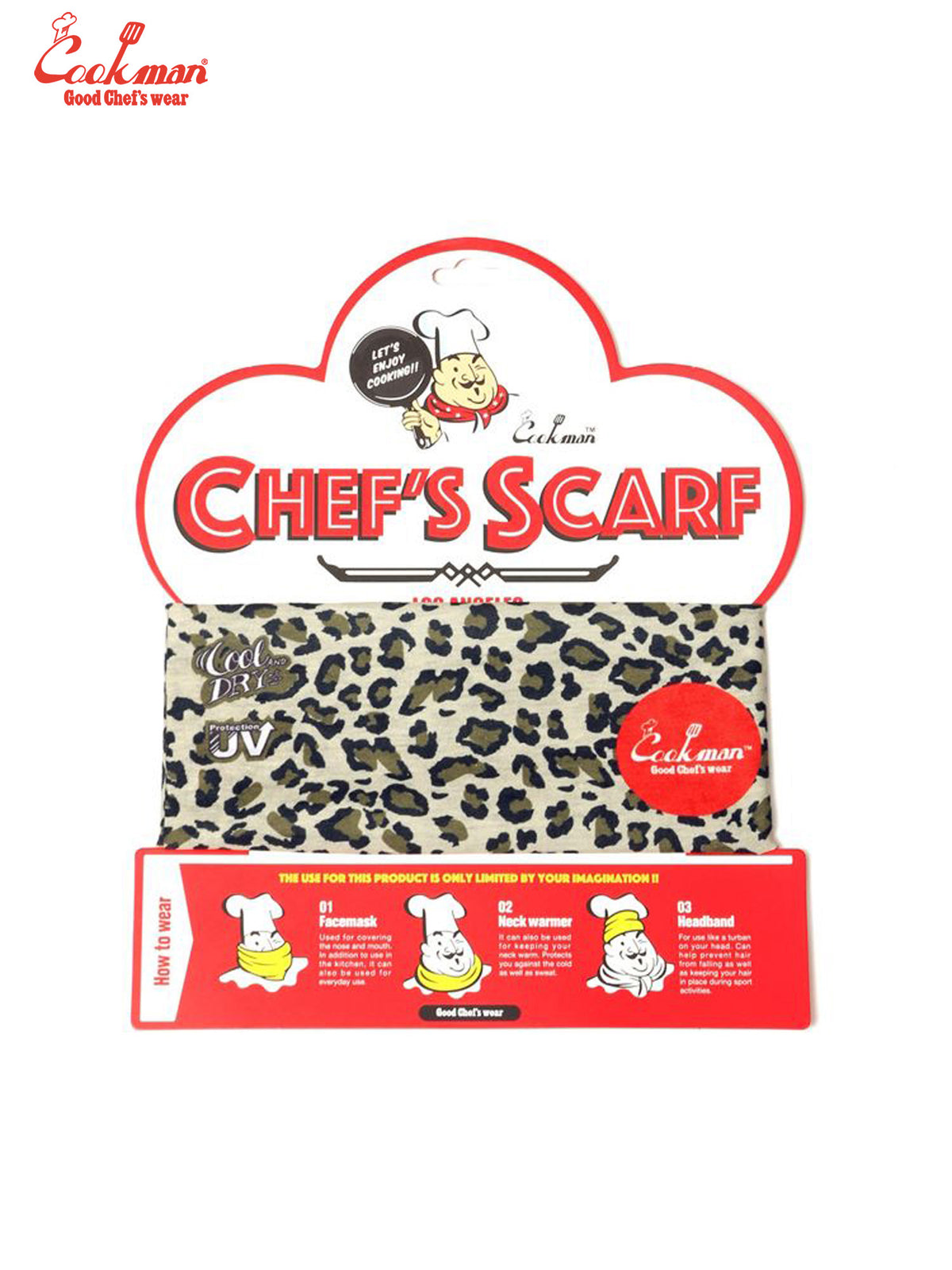 Chef's Scarf - Leopard
