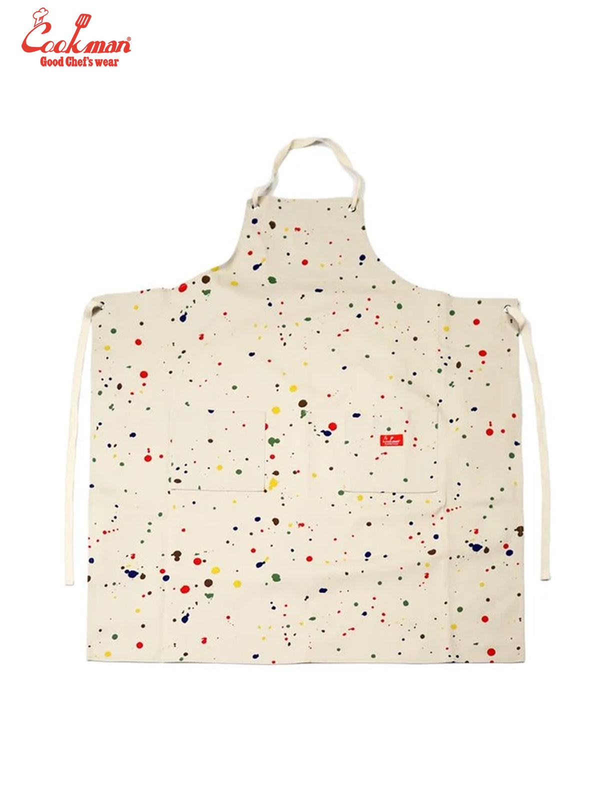 Long Apron - Sauce Splash : Beige