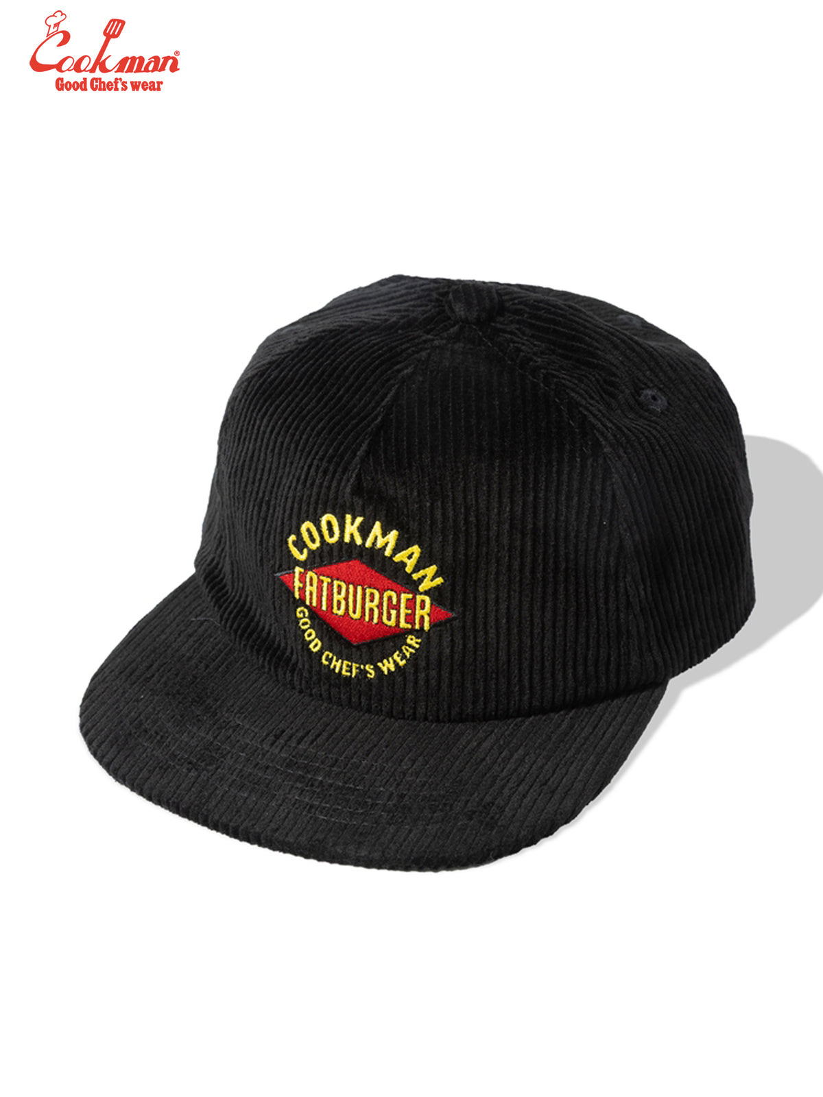 Corduroy Cap - FAT : Black