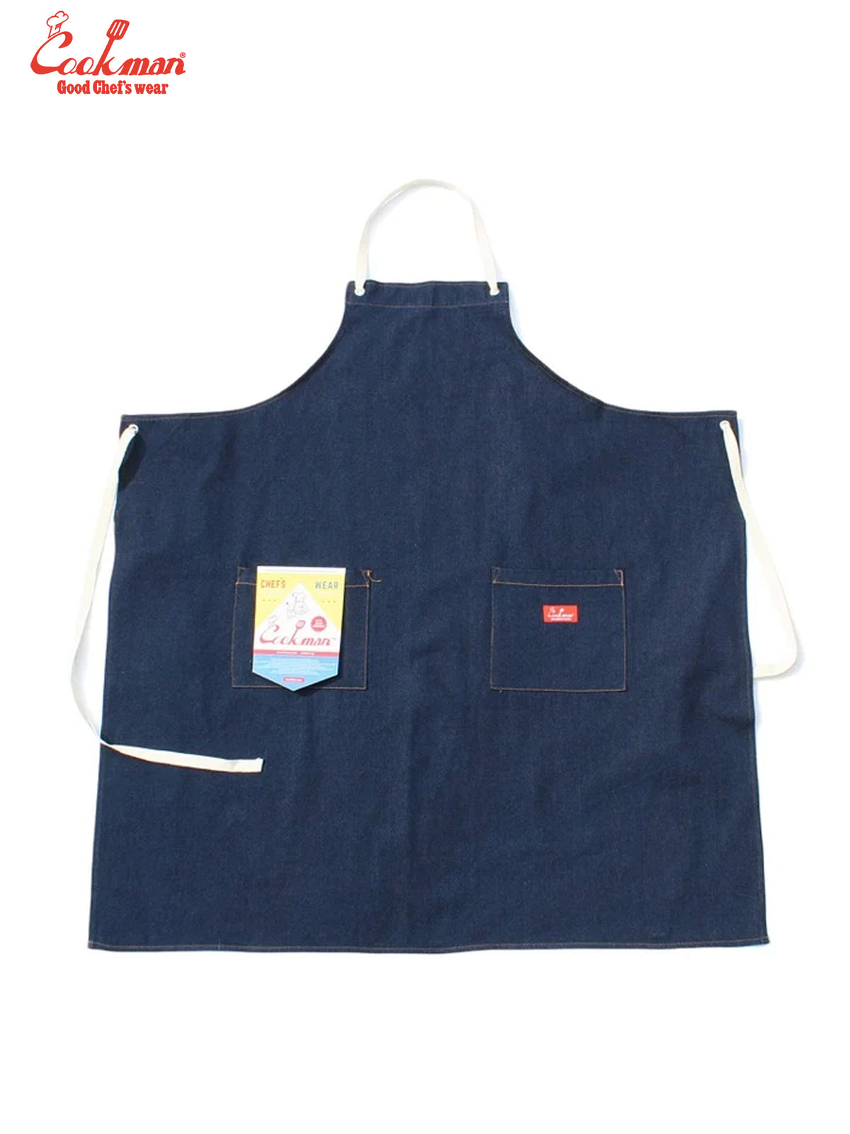 Long Apron - Denim : Navy
