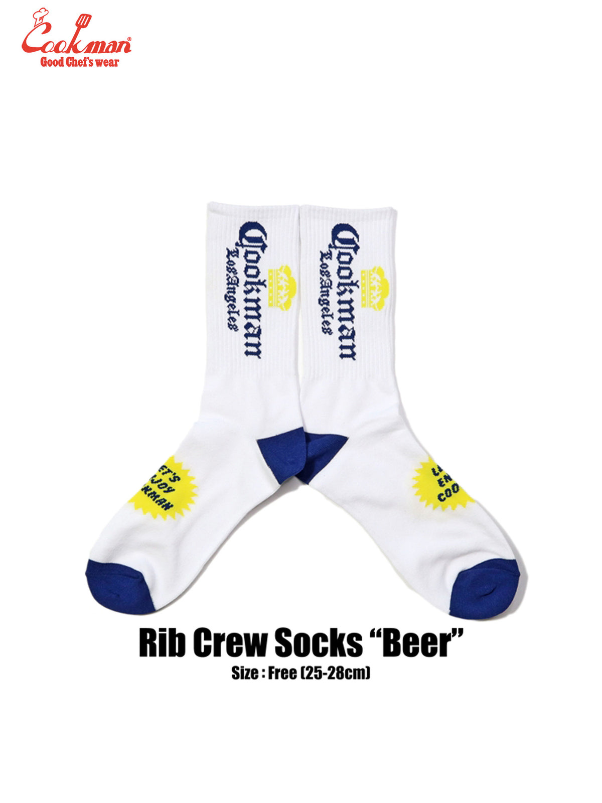 Rib Crew Socks - Beer