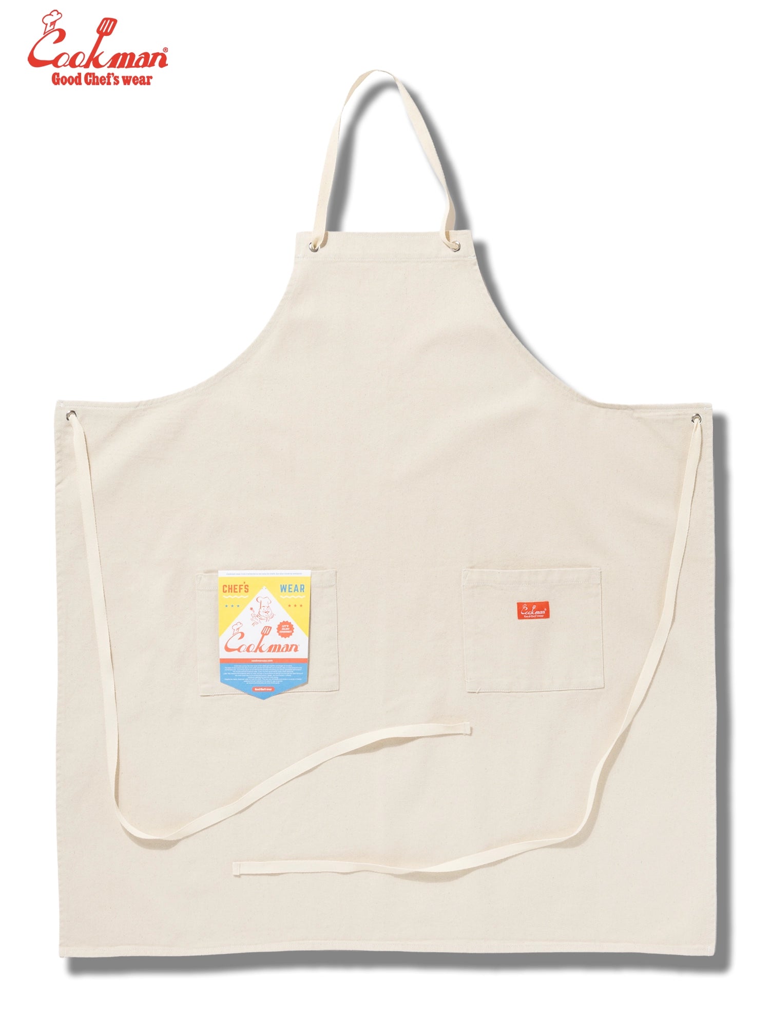 Long Apron - Denim : Natural