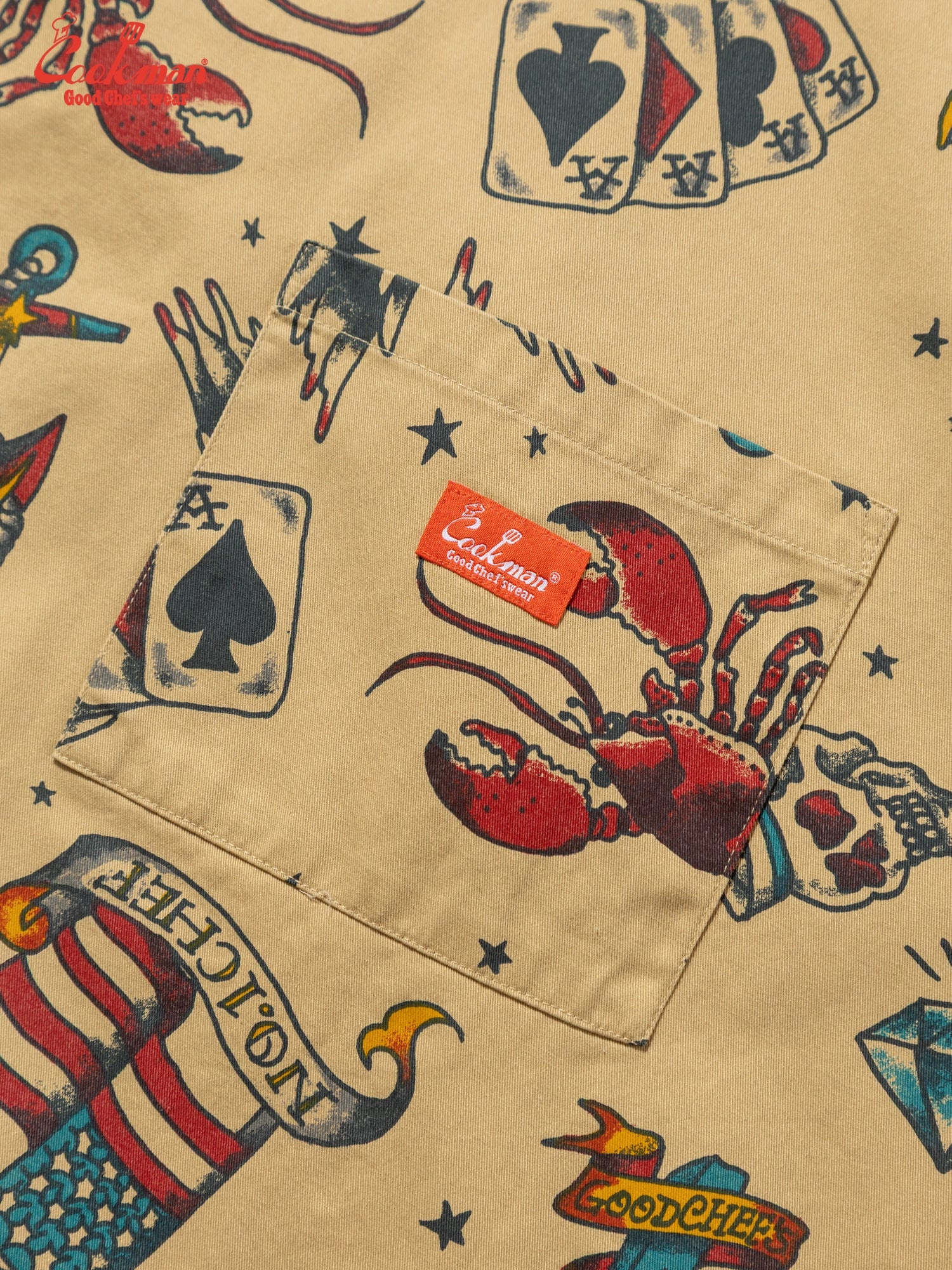 Long Apron - Old Tattoo : Beige