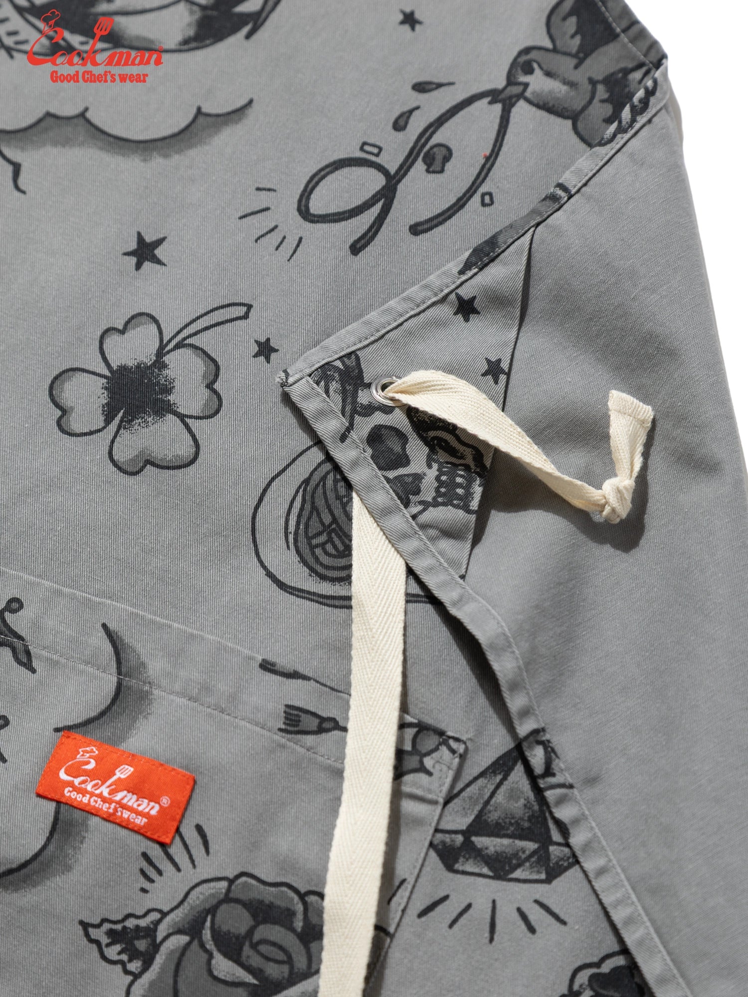 Long Apron - Old Tattoo : Gray