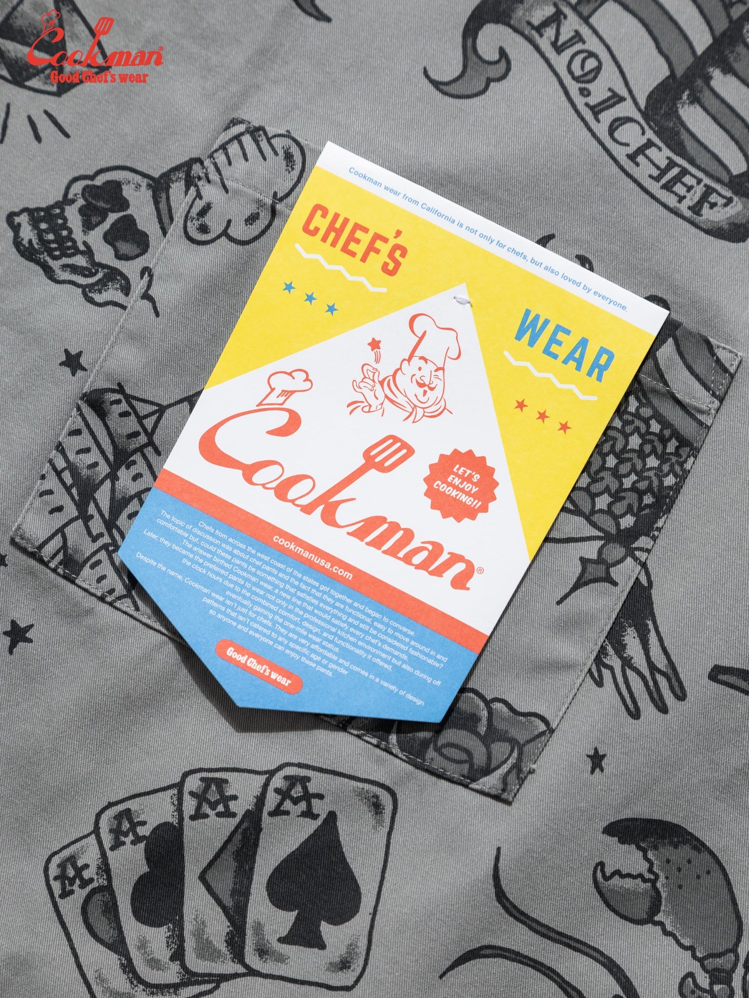 Long Apron - Old Tattoo : Gray
