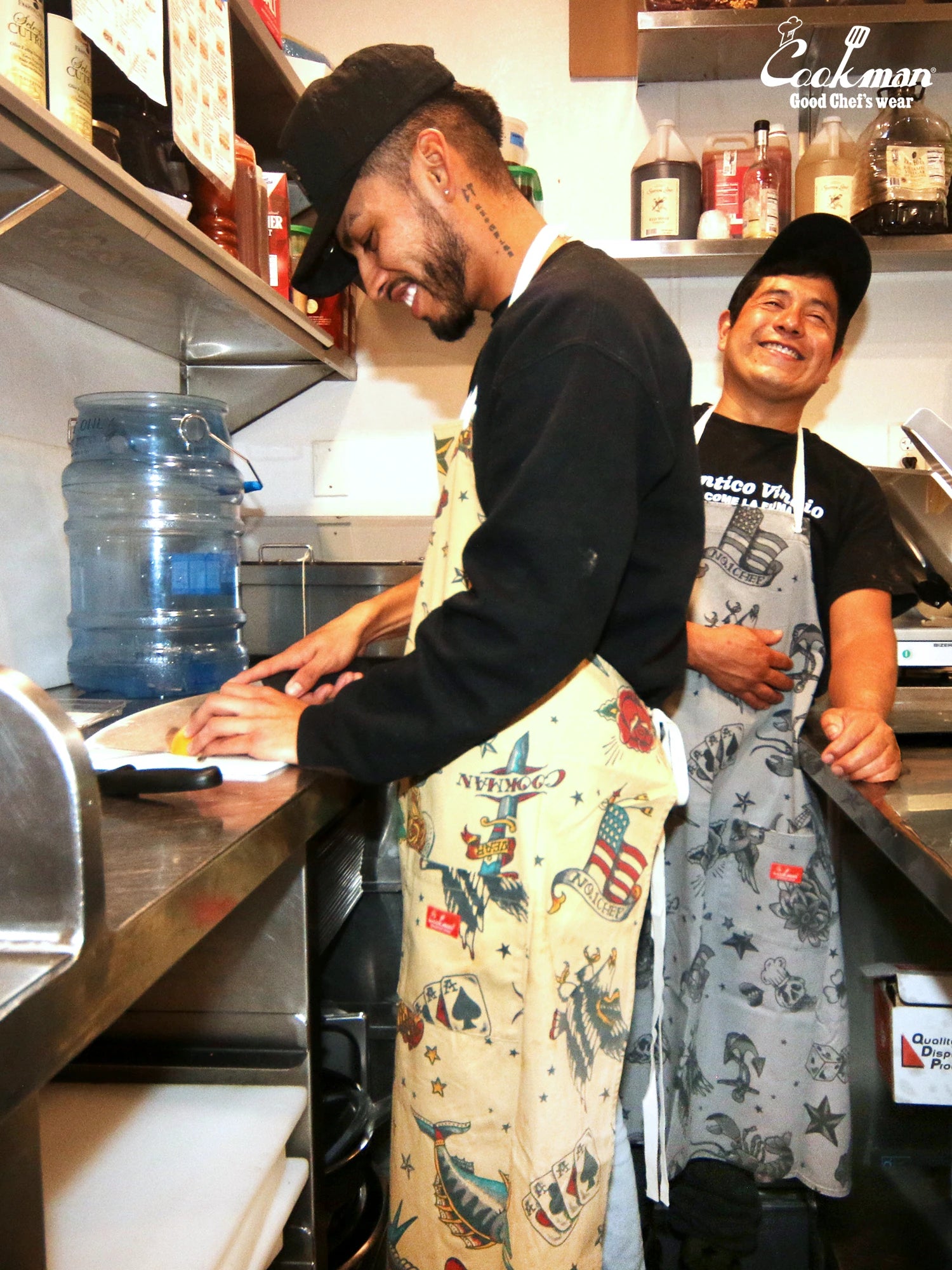 Long Apron - Old Tattoo : Gray